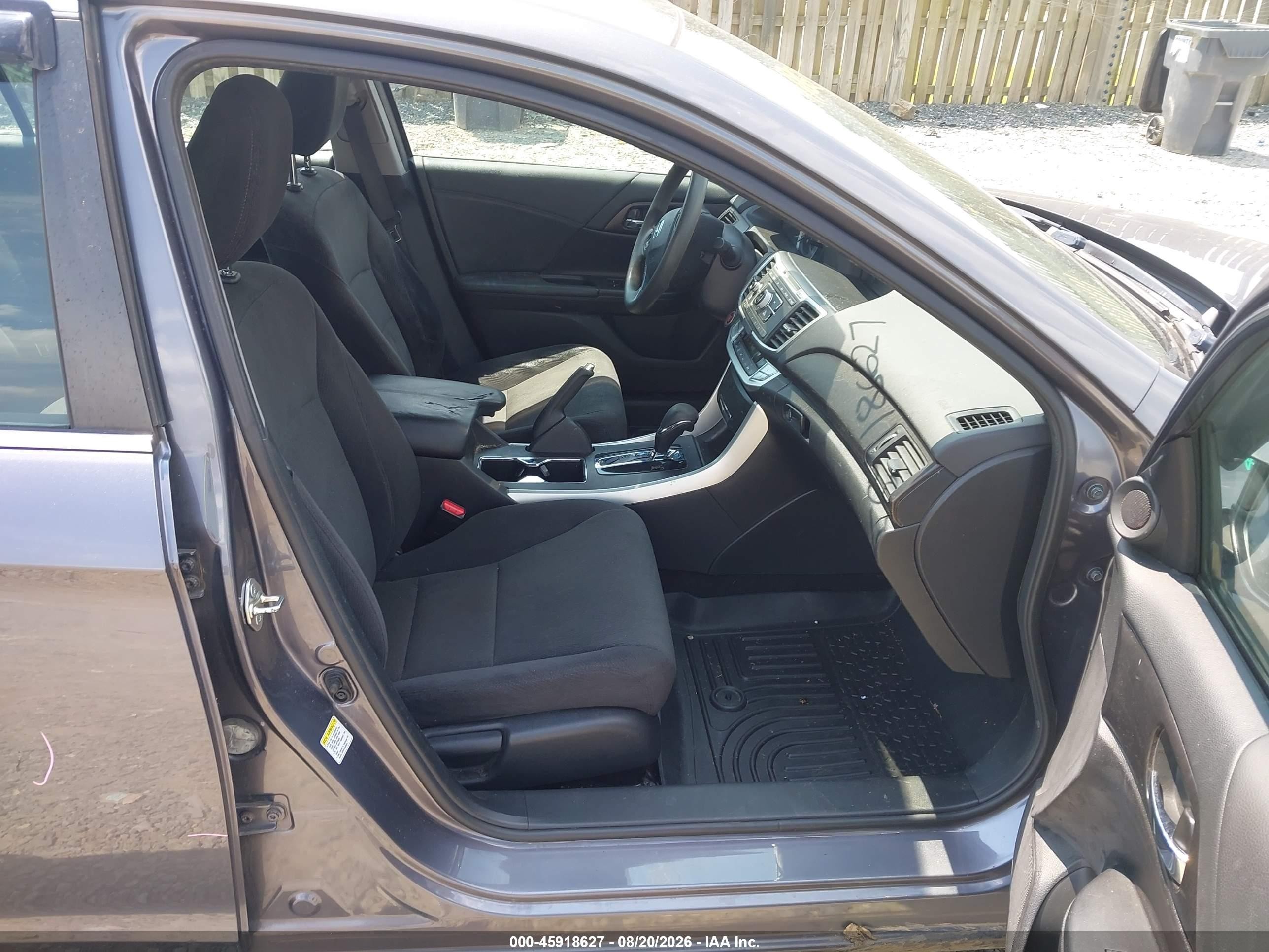2015 Honda Accord Ex Gray vin: 1HGCR2F71FA155812