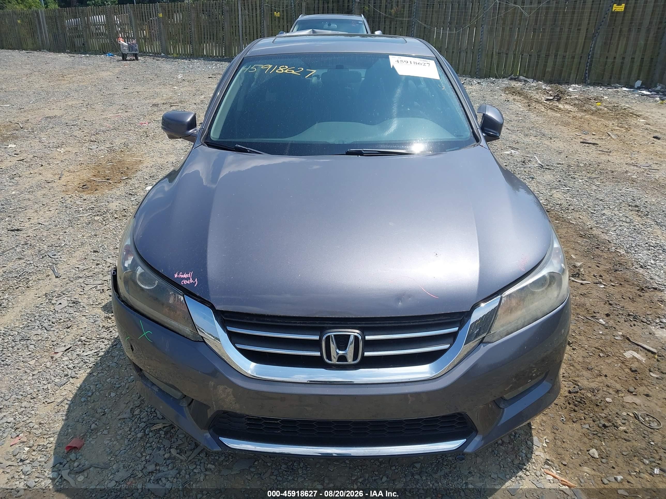 2015 Honda Accord Ex Gray vin: 1HGCR2F71FA155812