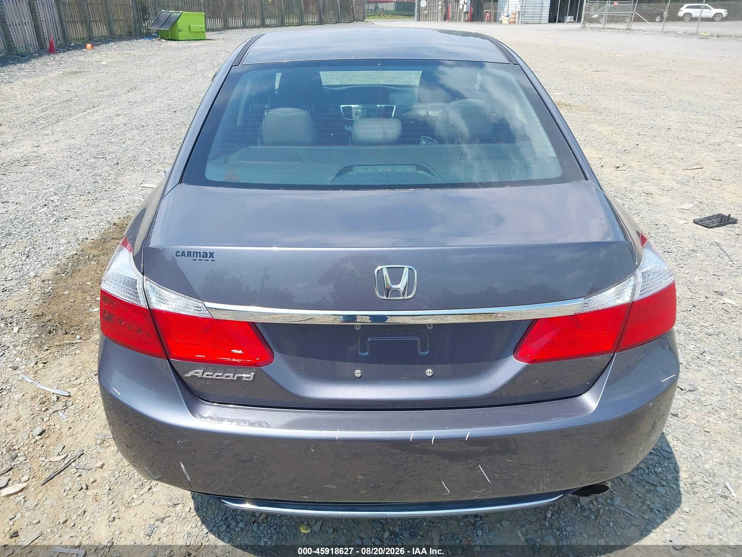 2015 Honda Accord Ex Gray vin: 1HGCR2F71FA155812