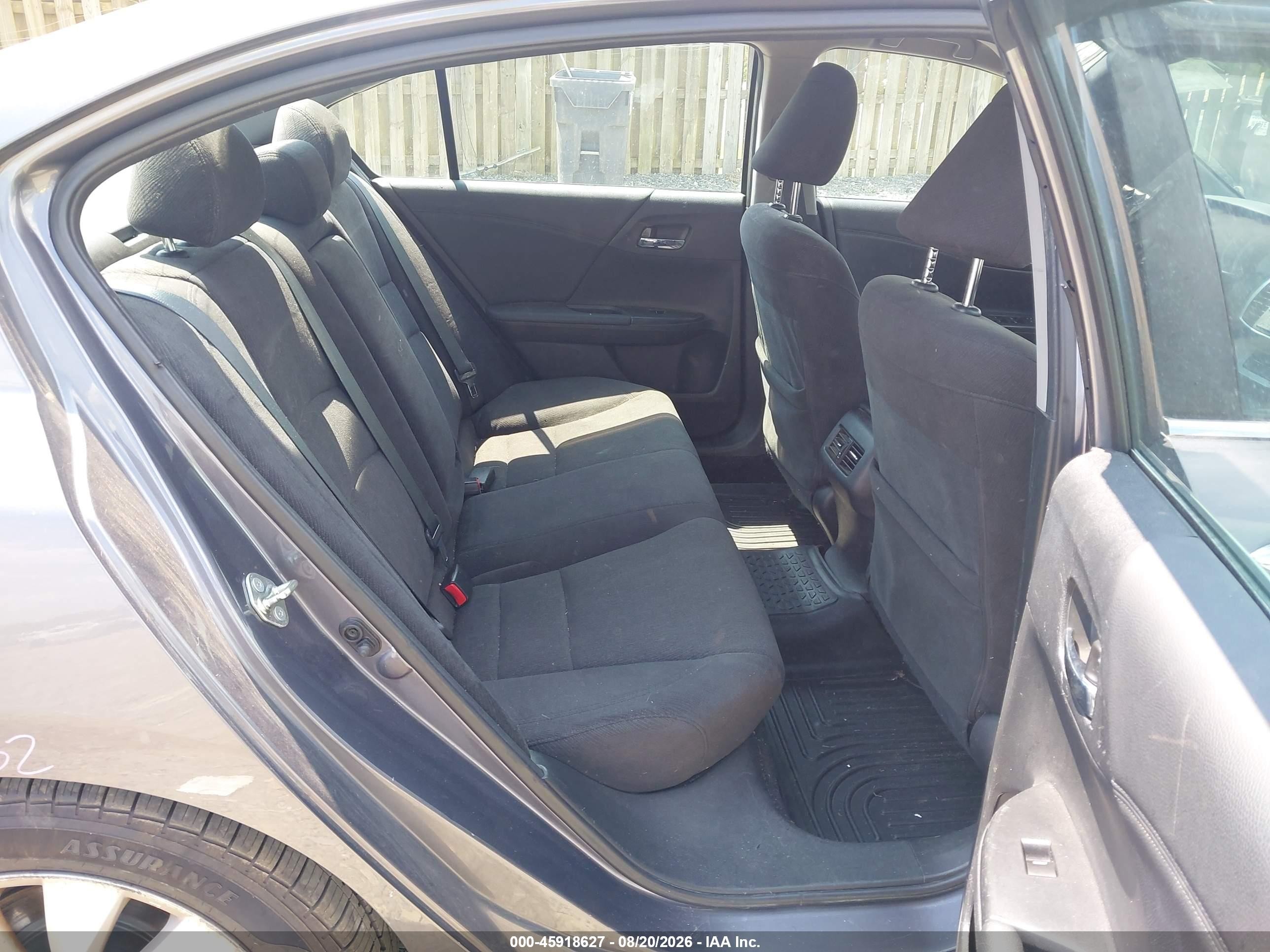 2015 Honda Accord Ex Gray vin: 1HGCR2F71FA155812