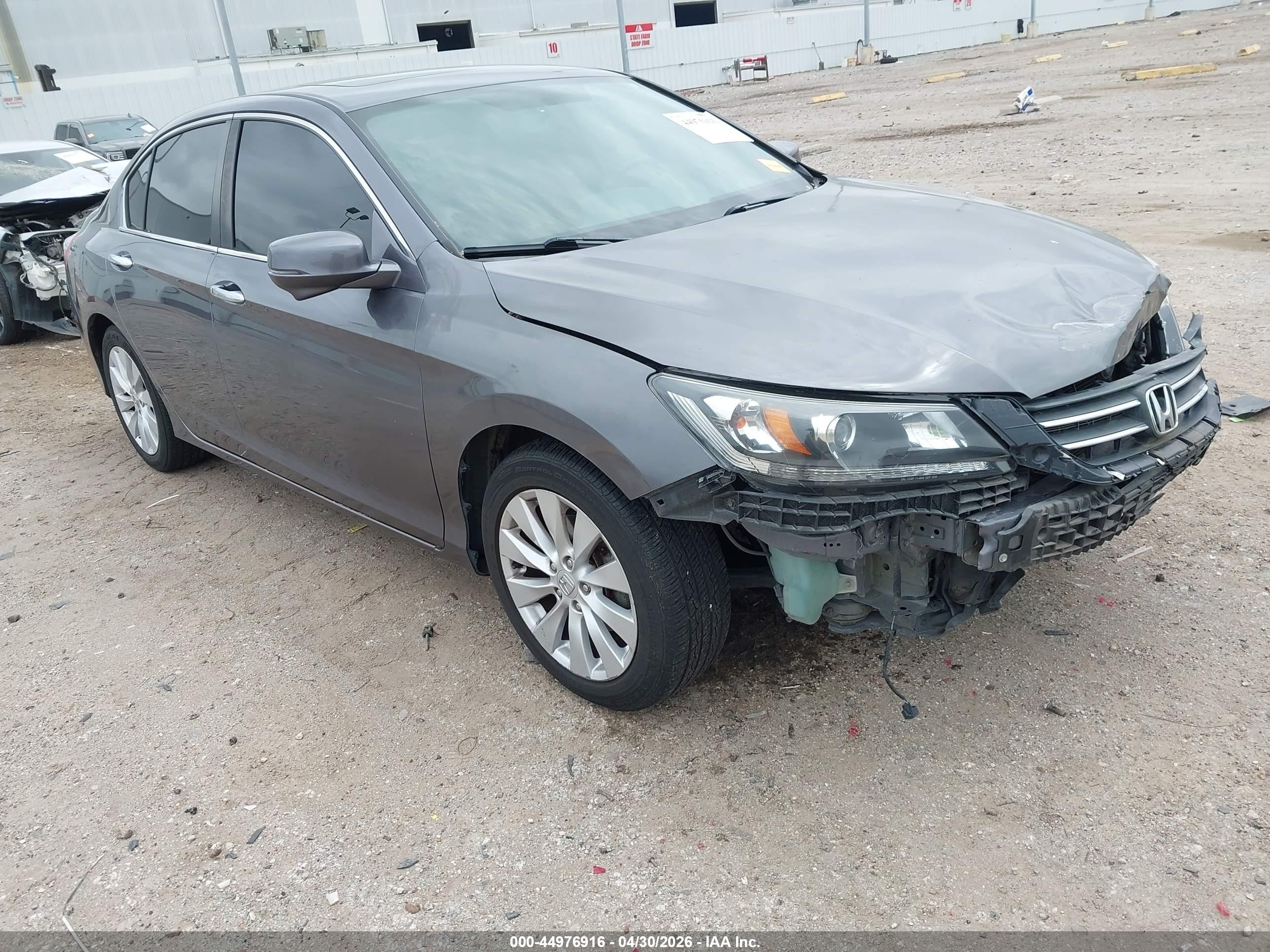 2015 Honda Accord Ex Серый vin: 1HGCR2F71FA158094