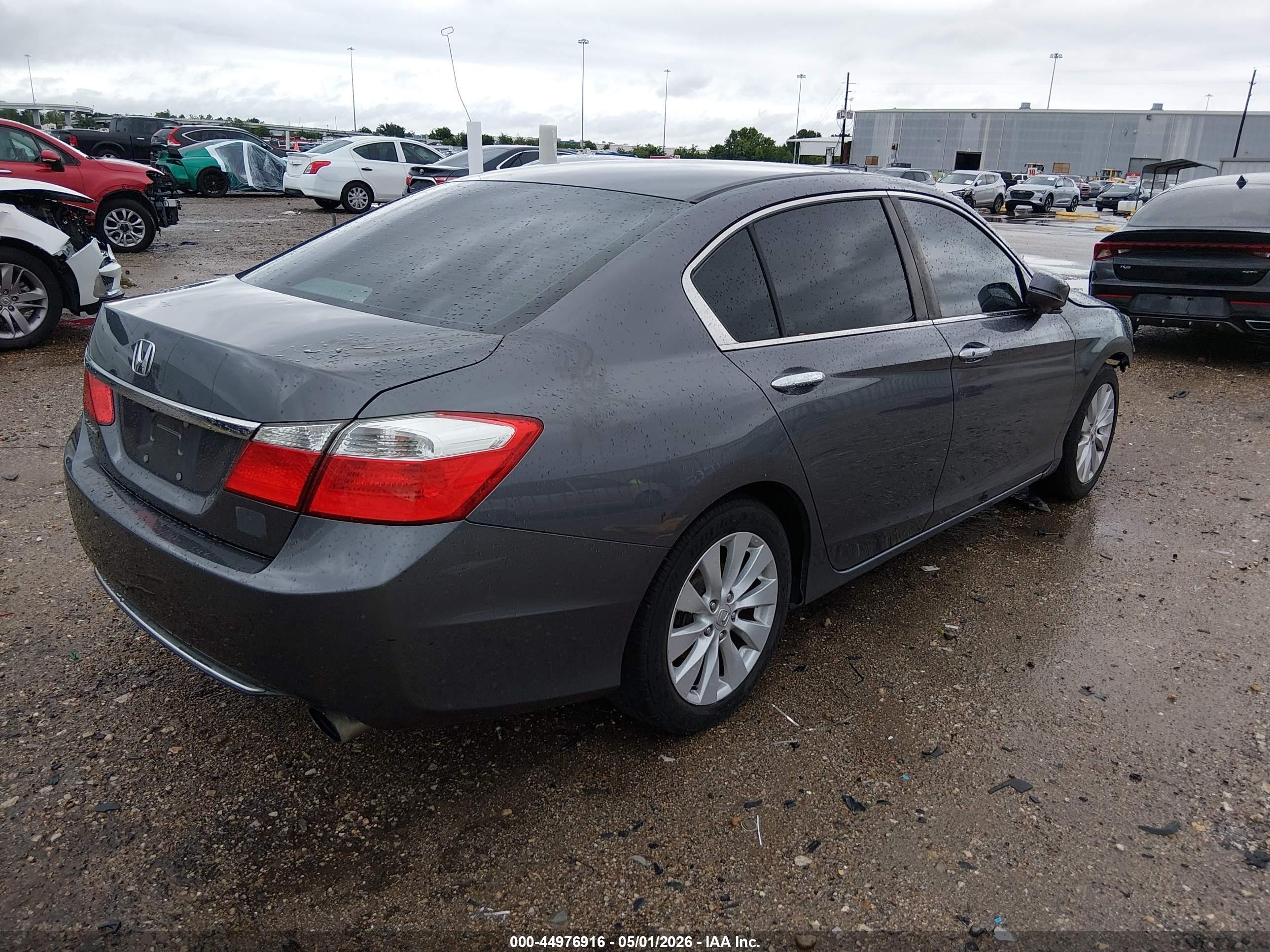 2015 Honda Accord Ex Gray vin: 1HGCR2F71FA158094