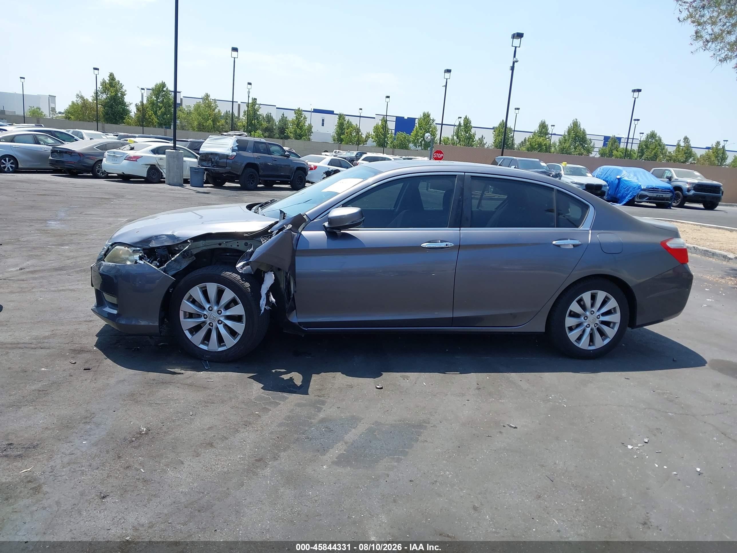 2015 Honda Accord Ex Gray vin: 1HGCR2F71FA203356