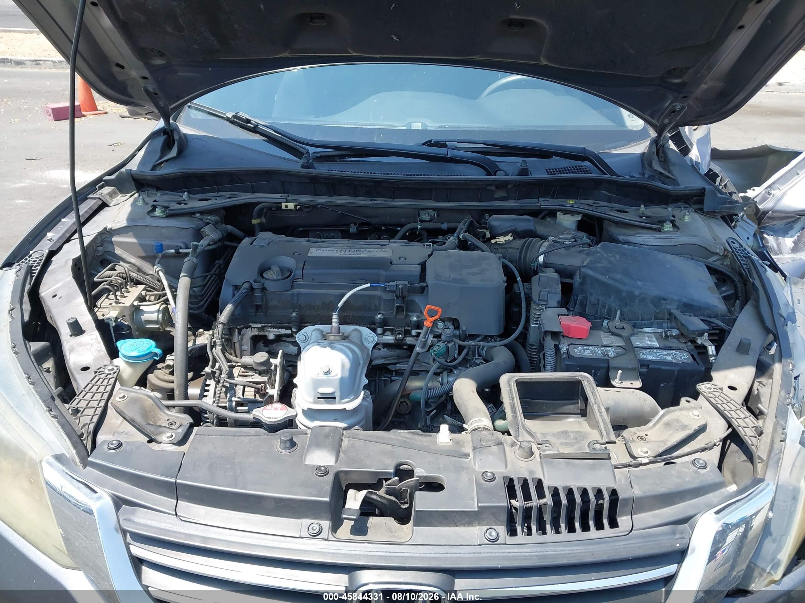 2015 Honda Accord Ex Gray vin: 1HGCR2F71FA203356