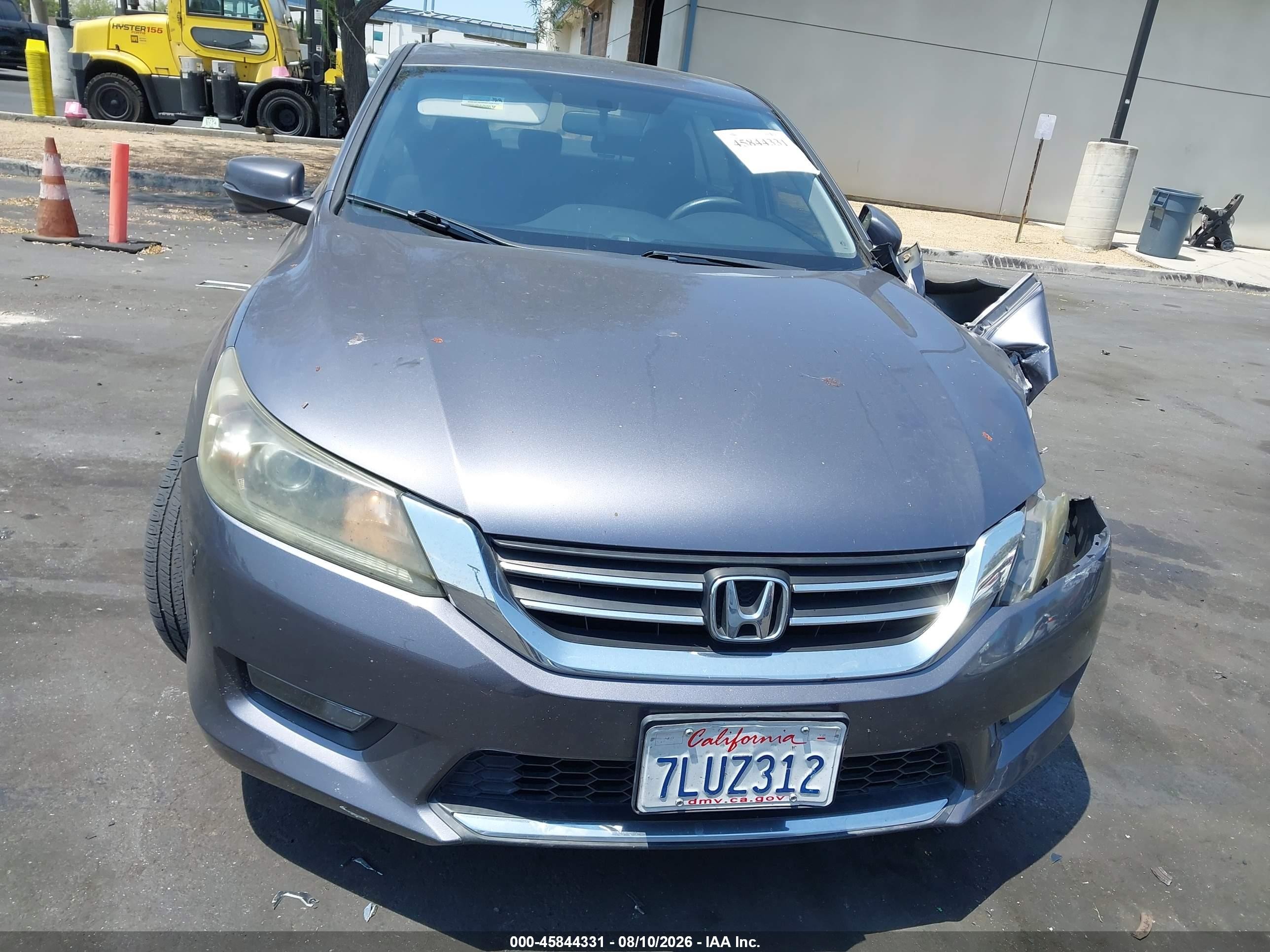 2015 Honda Accord Ex Gray vin: 1HGCR2F71FA203356