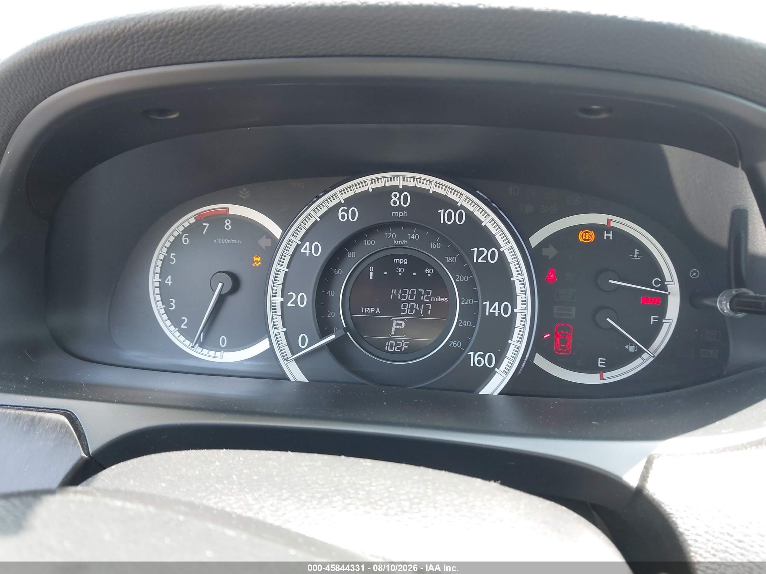 2015 Honda Accord Ex Gray vin: 1HGCR2F71FA203356