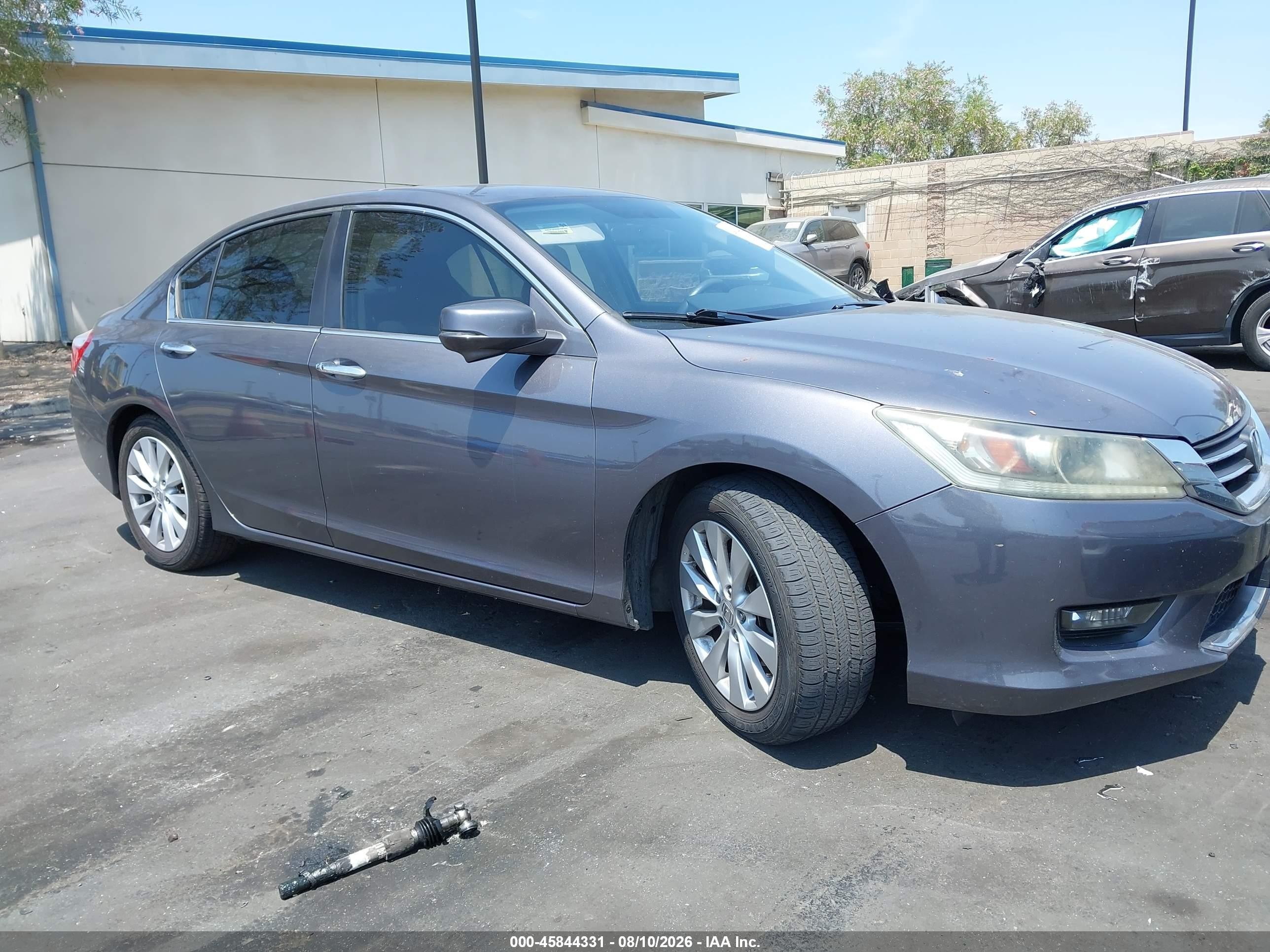 2015 Honda Accord Ex Gray vin: 1HGCR2F71FA203356