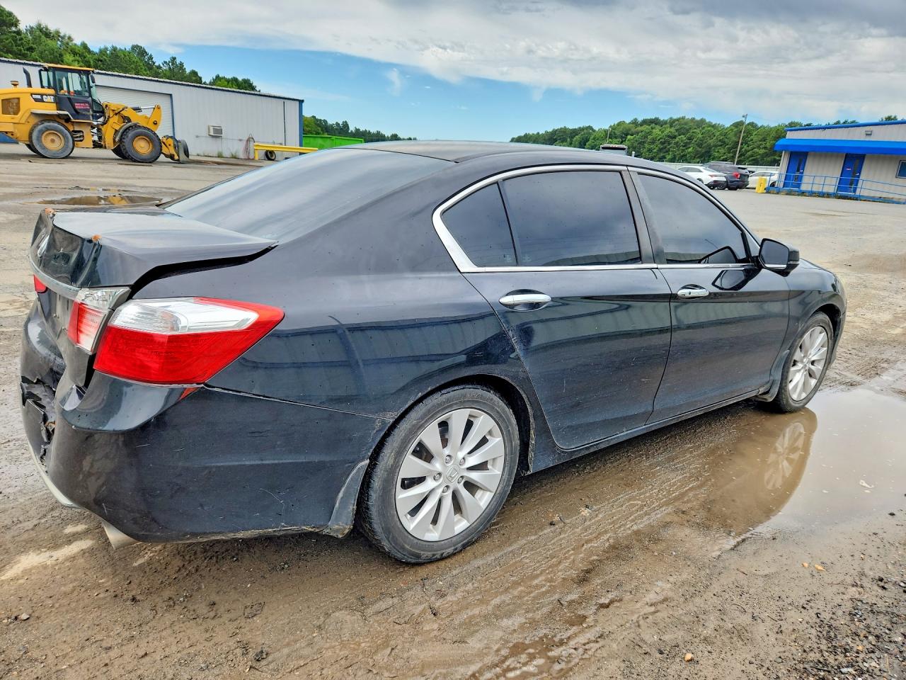 2015 Honda Accord Ex Черный vin: 1HGCR2F71FA220853