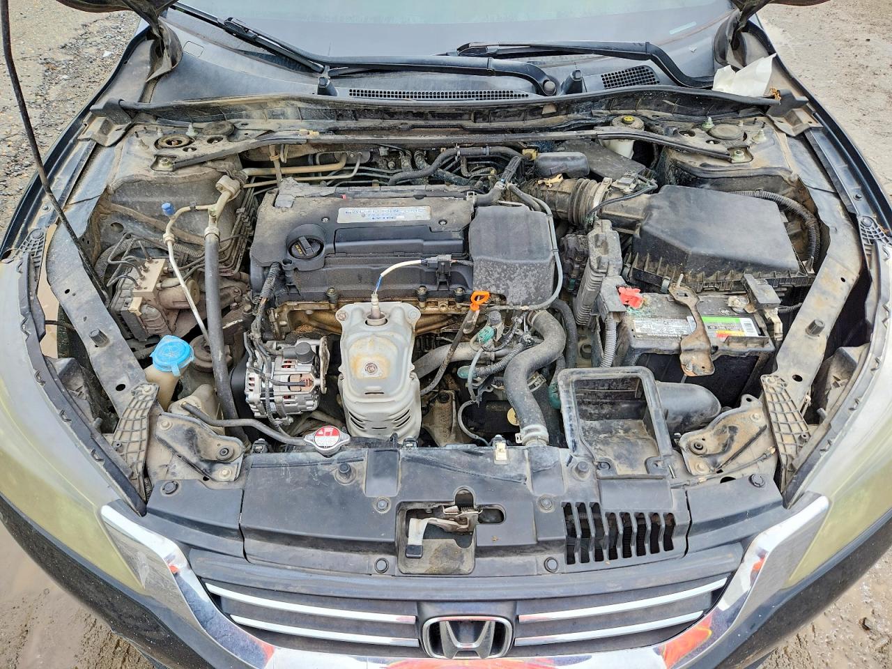 2015 Honda Accord Ex Черный vin: 1HGCR2F71FA220853