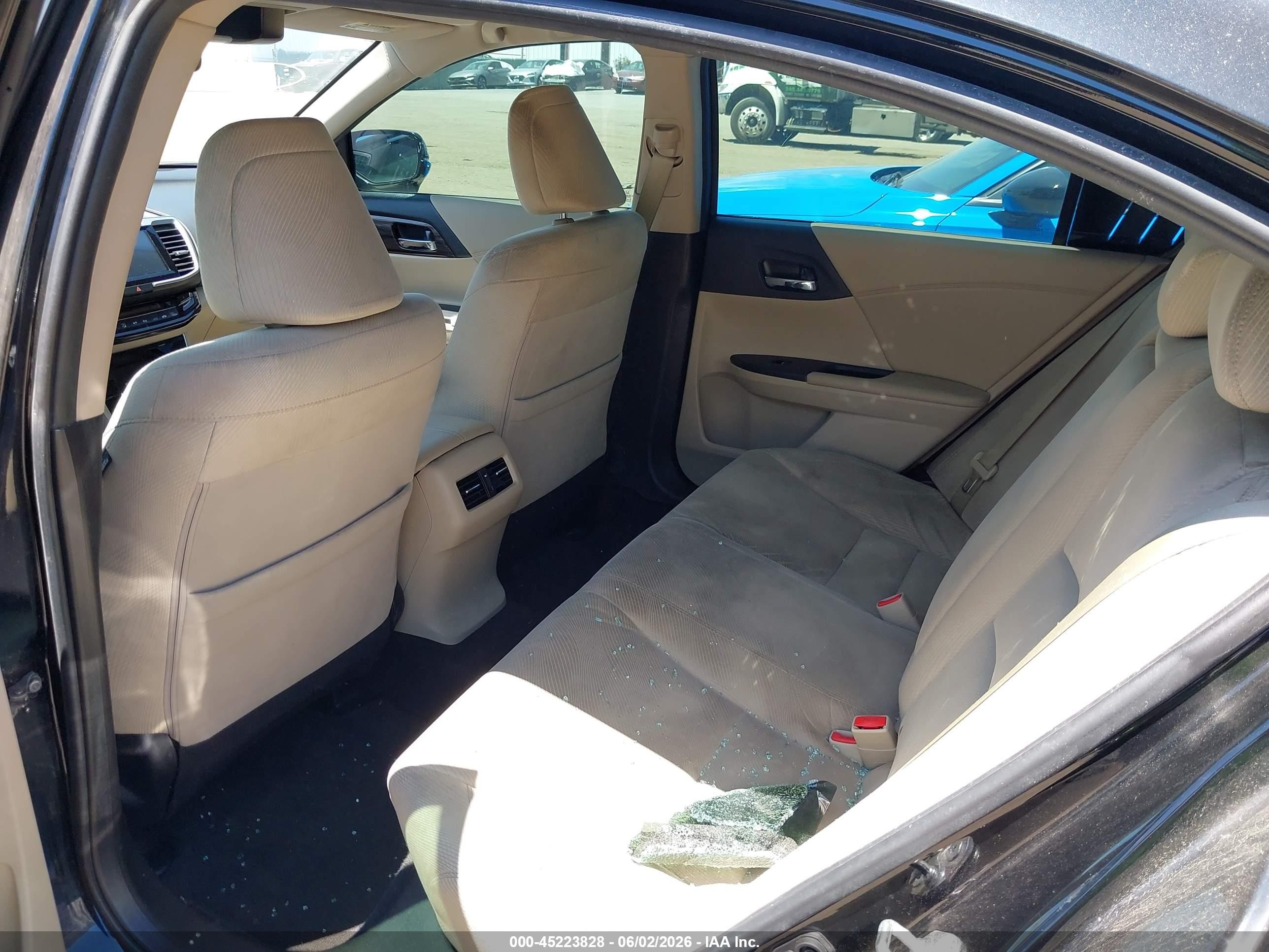 2017 Honda Accord Ex Black vin: 1HGCR2F71HA300396