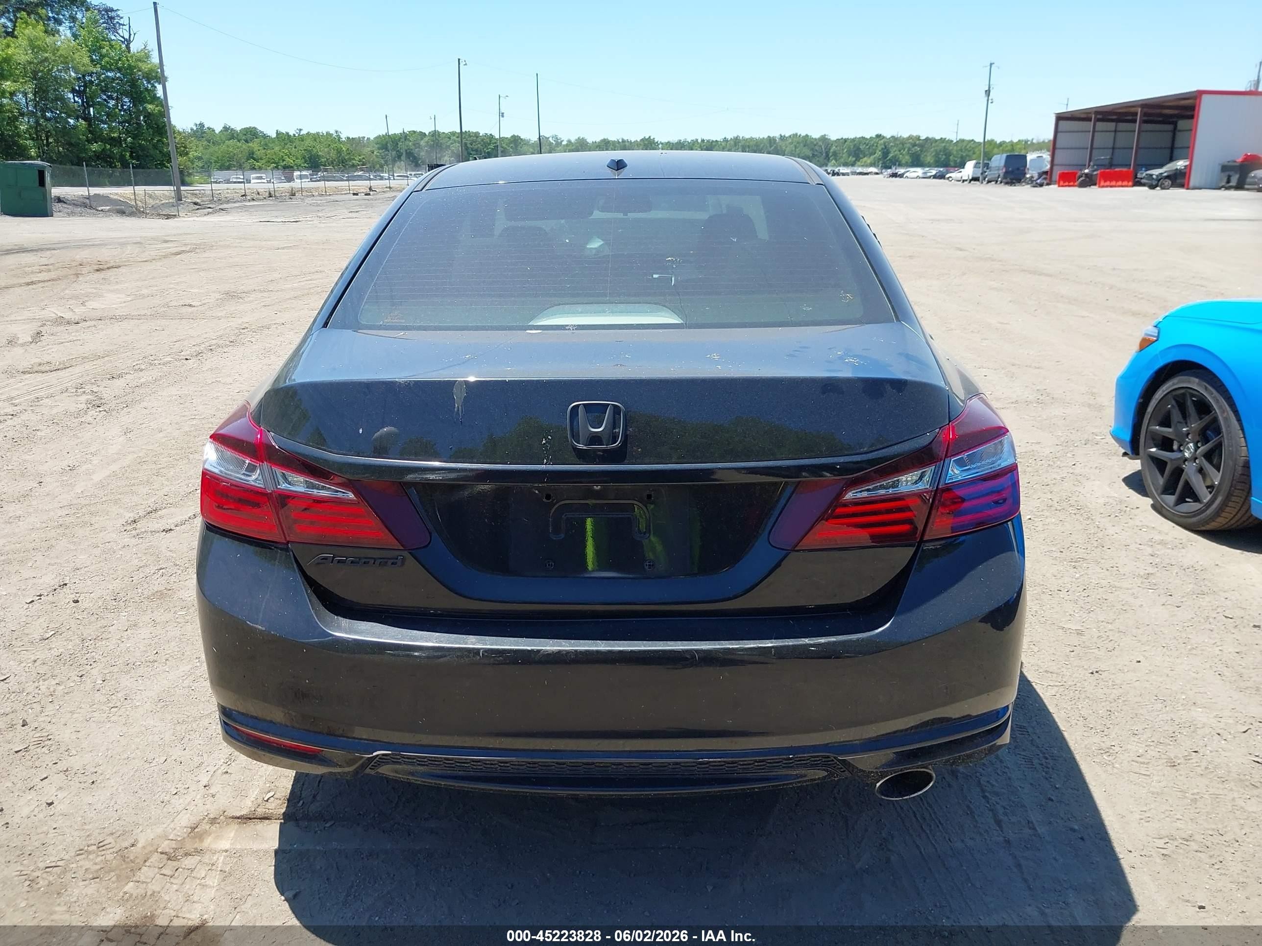 2017 Honda Accord Ex Black vin: 1HGCR2F71HA300396