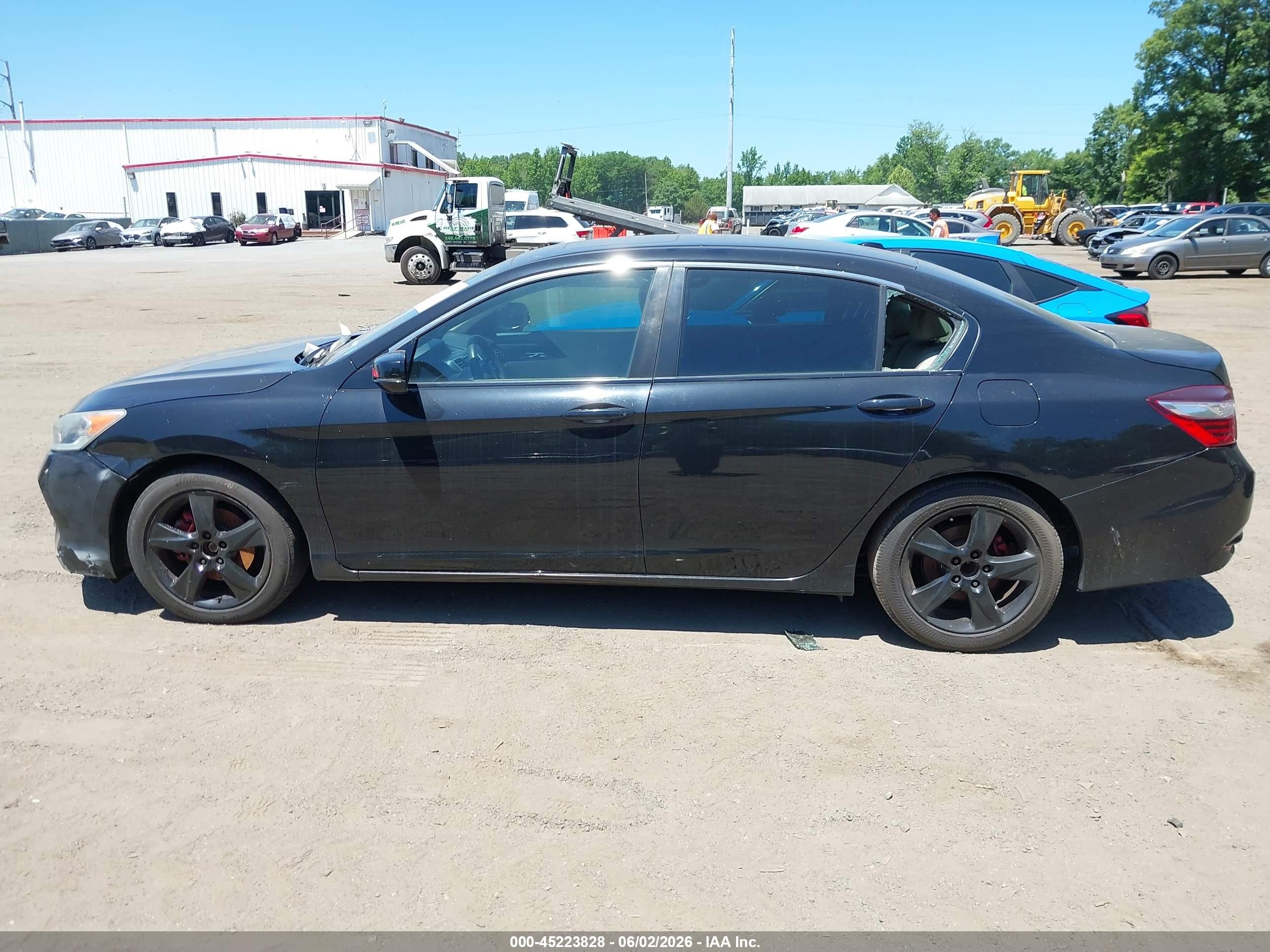 2017 Honda Accord Ex Black vin: 1HGCR2F71HA300396