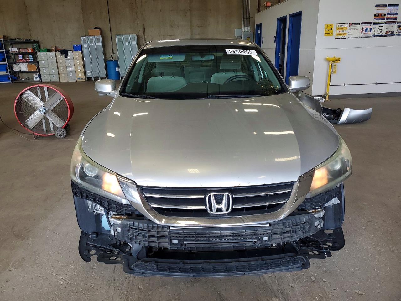 2013 Honda Accord Ex Silver vin: 1HGCR2F72DA018195
