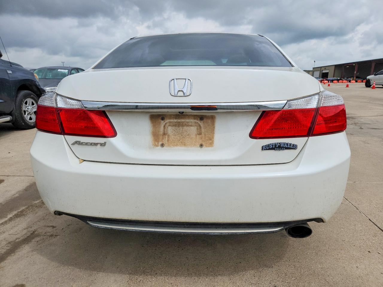 2013 Honda Accord Ex White vin: 1HGCR2F72DA031190