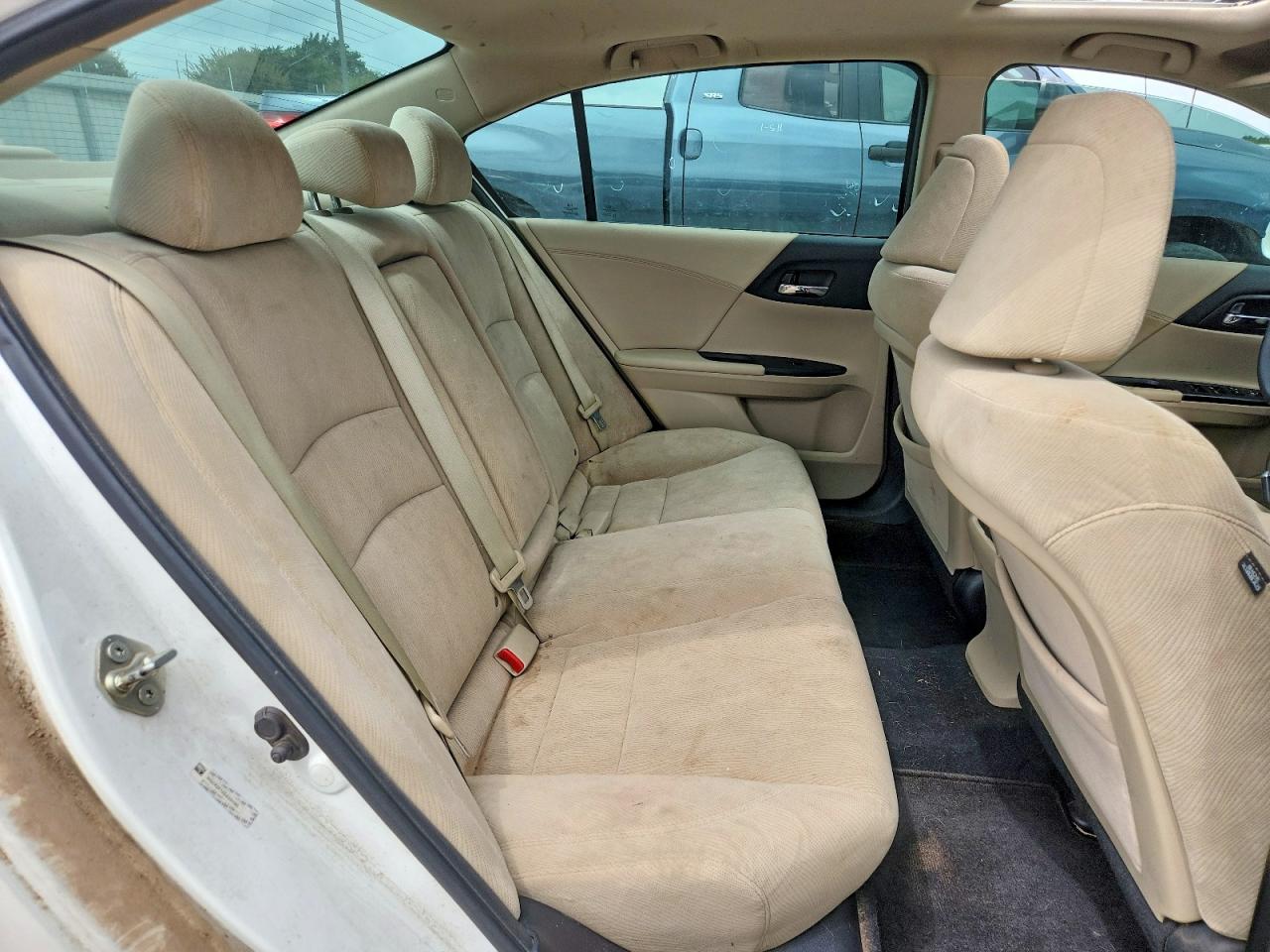 2013 Honda Accord Ex White vin: 1HGCR2F72DA031190