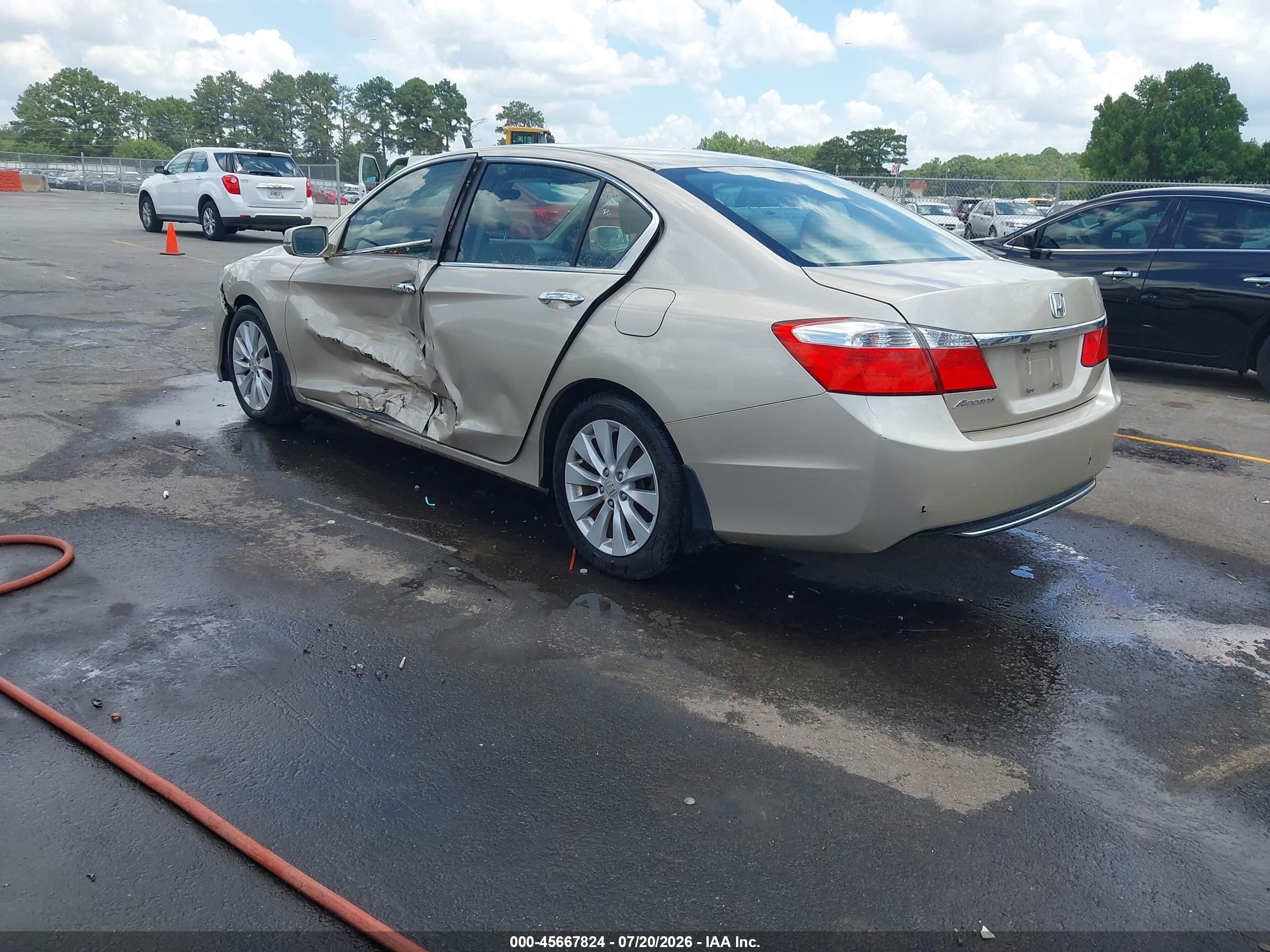 2013 Honda Accord Ex Tan vin: 1HGCR2F72DA086612