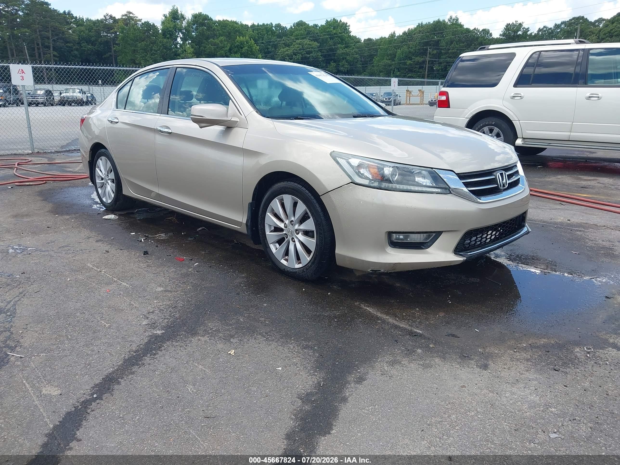 2013 Honda Accord Ex Tan vin: 1HGCR2F72DA086612