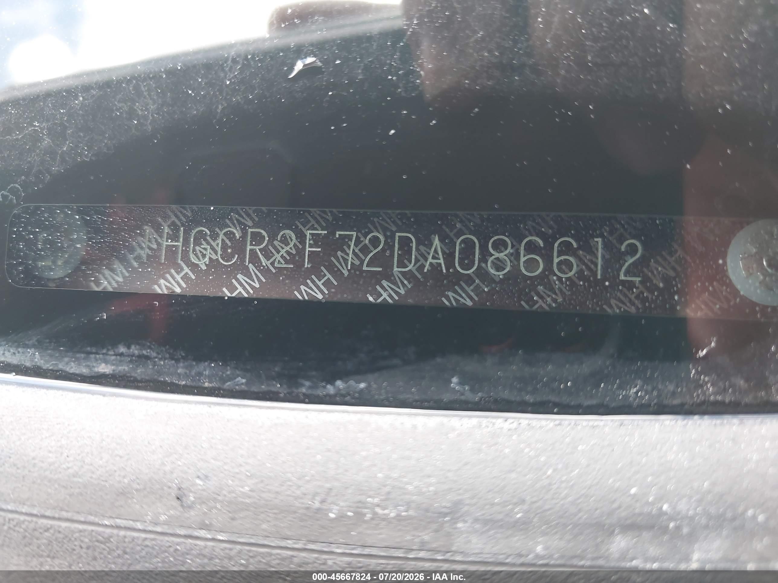 2013 Honda Accord Ex Tan vin: 1HGCR2F72DA086612