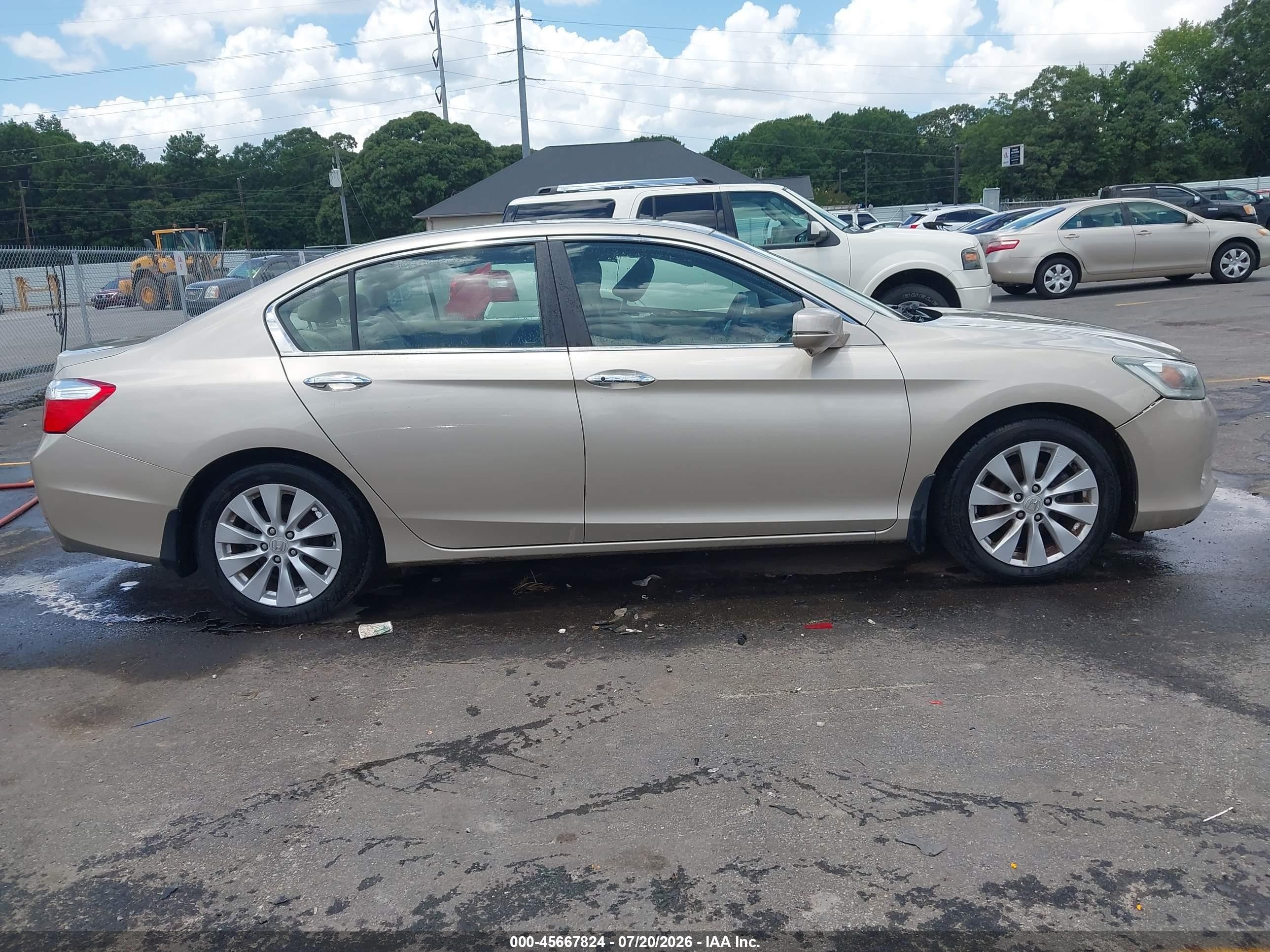 2013 Honda Accord Ex Tan vin: 1HGCR2F72DA086612