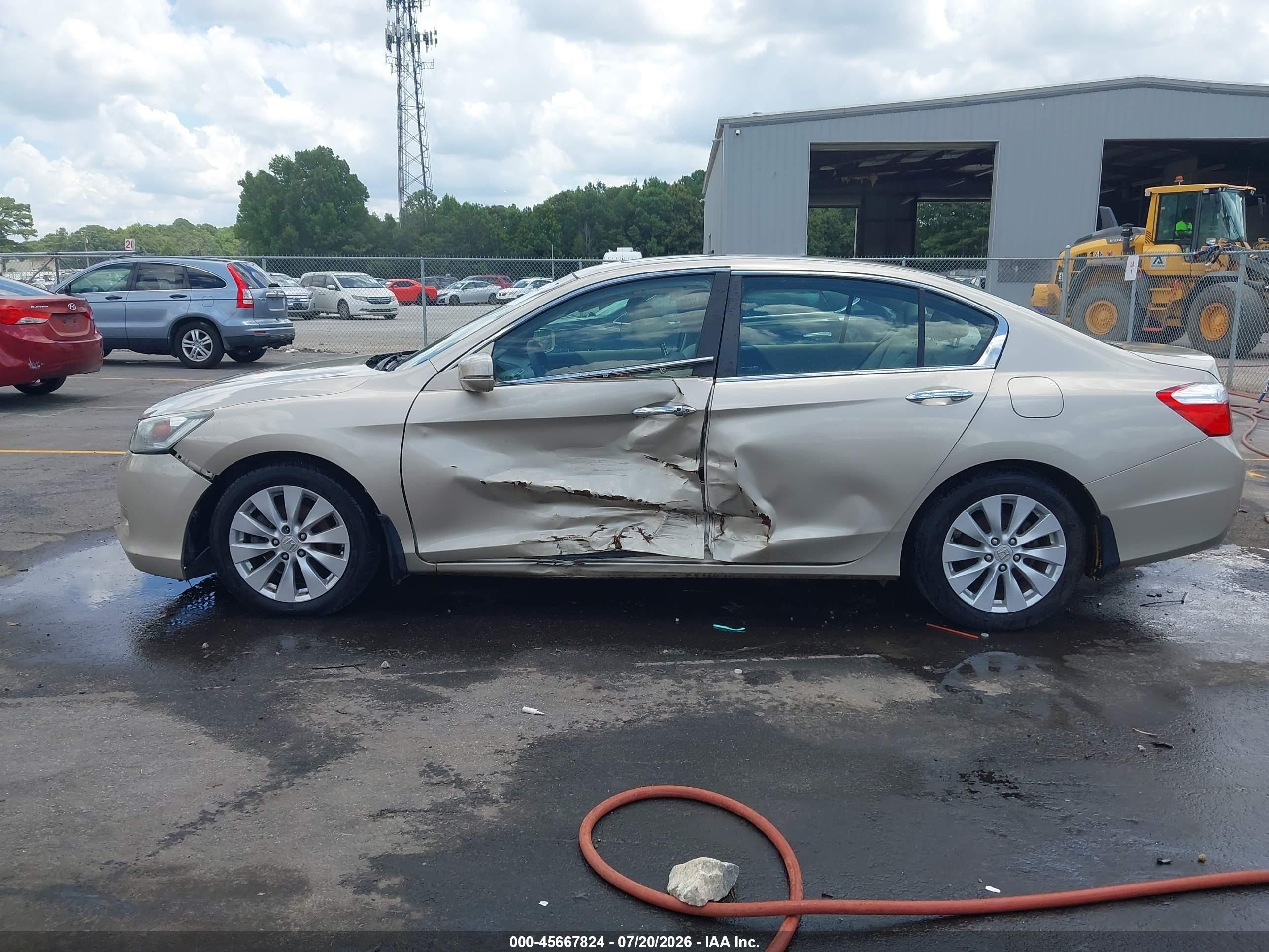 2013 Honda Accord Ex Tan vin: 1HGCR2F72DA086612