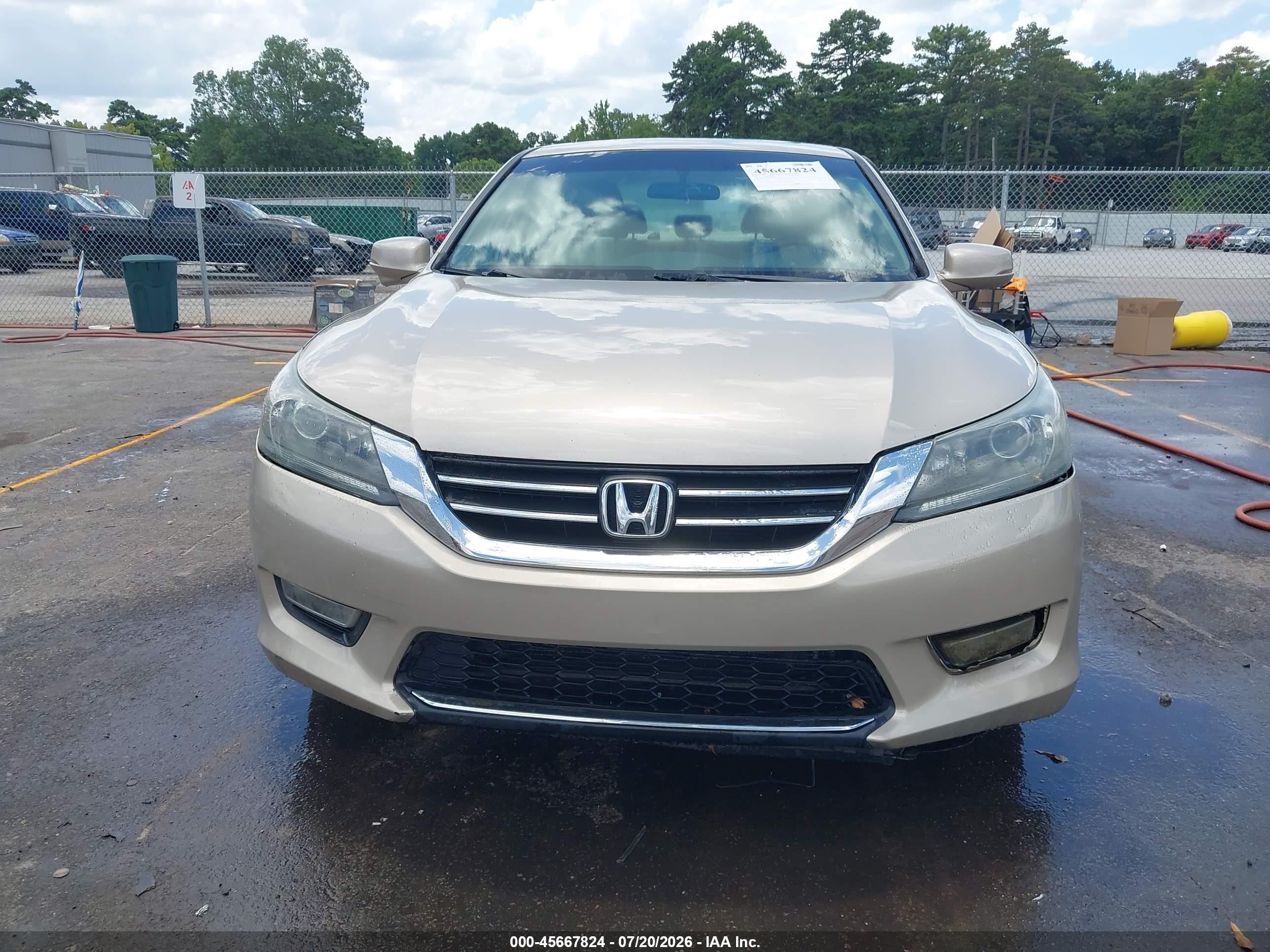 2013 Honda Accord Ex Tan vin: 1HGCR2F72DA086612