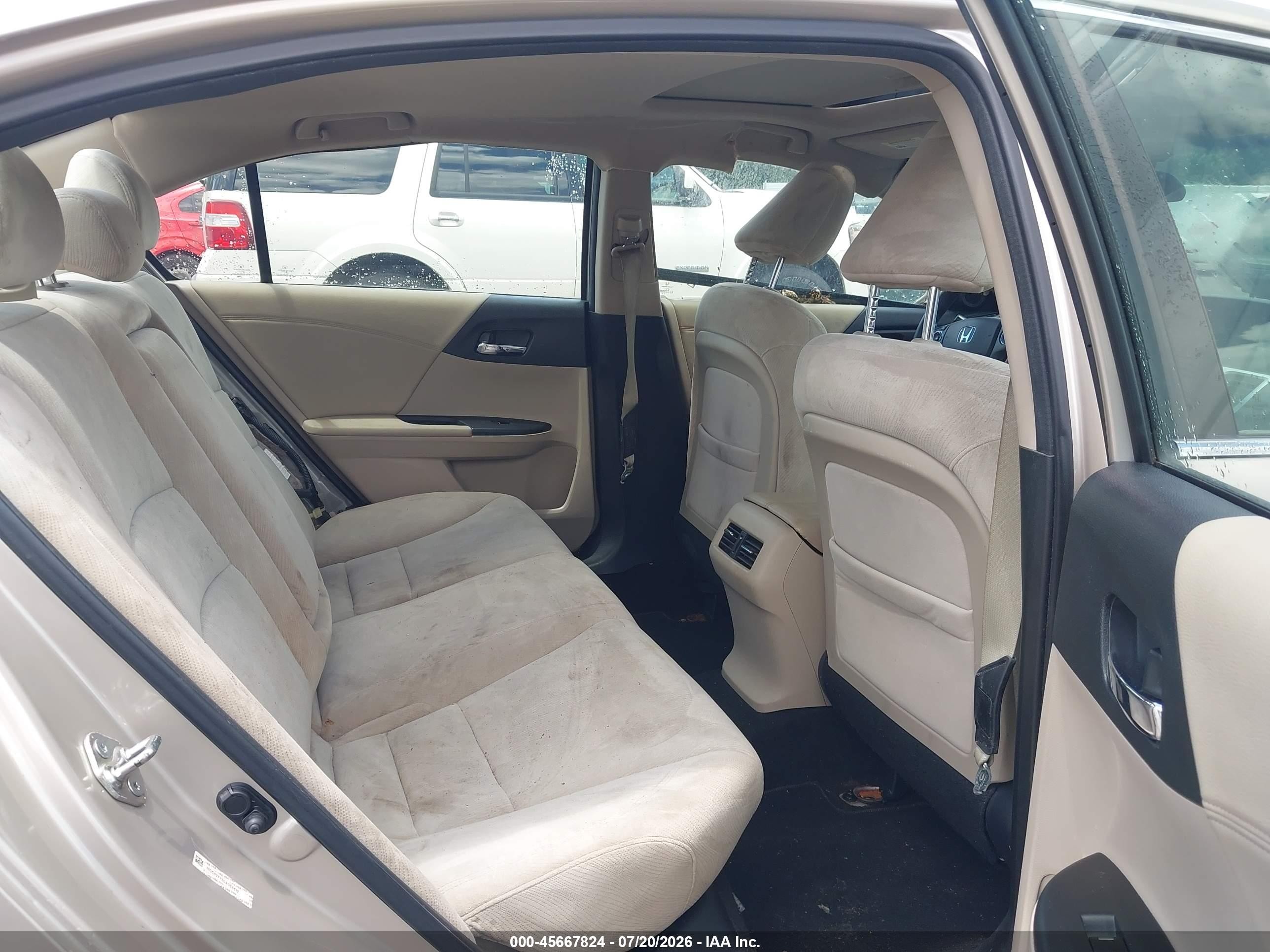 2013 Honda Accord Ex Tan vin: 1HGCR2F72DA086612