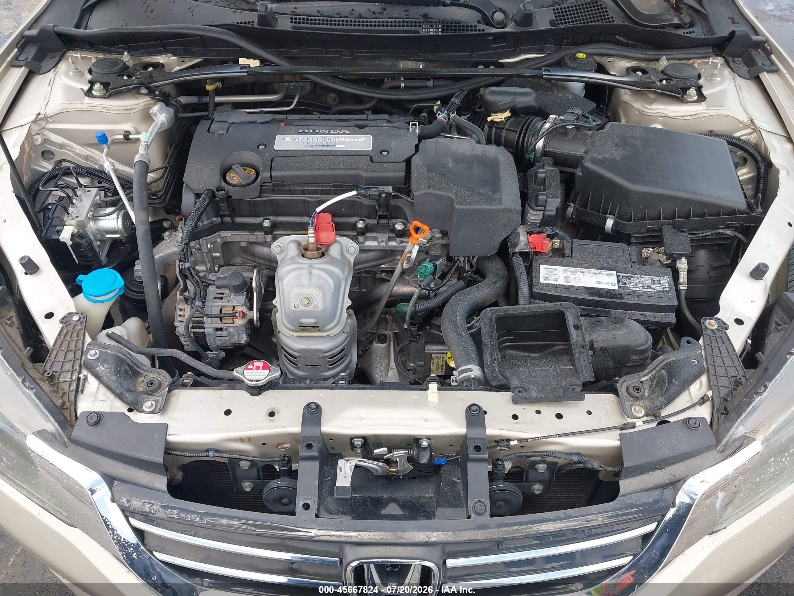 2013 Honda Accord Ex Tan vin: 1HGCR2F72DA086612