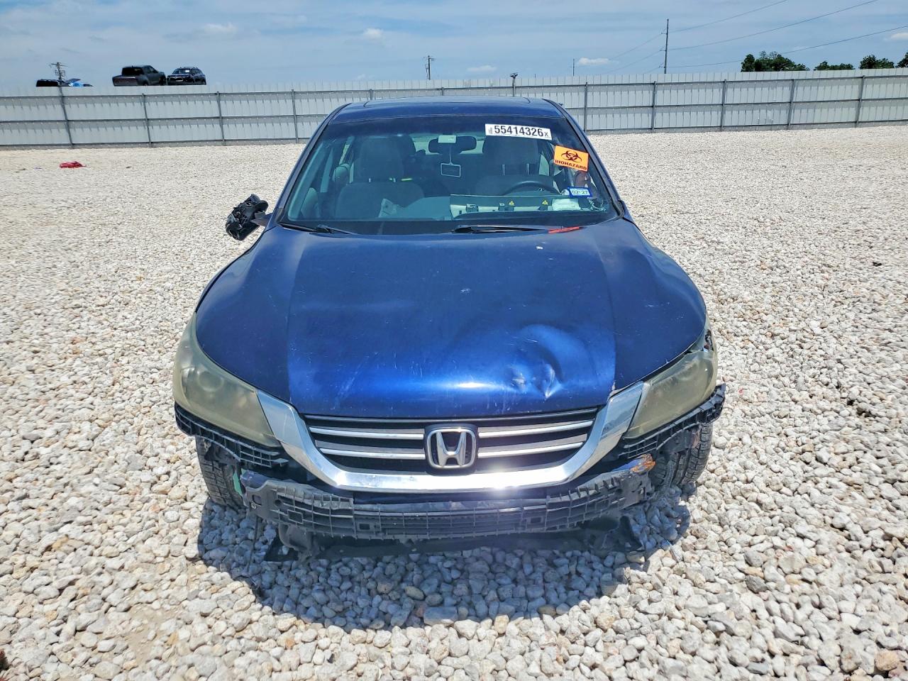 2013 Honda Accord Ex Blue vin: 1HGCR2F72DA103540