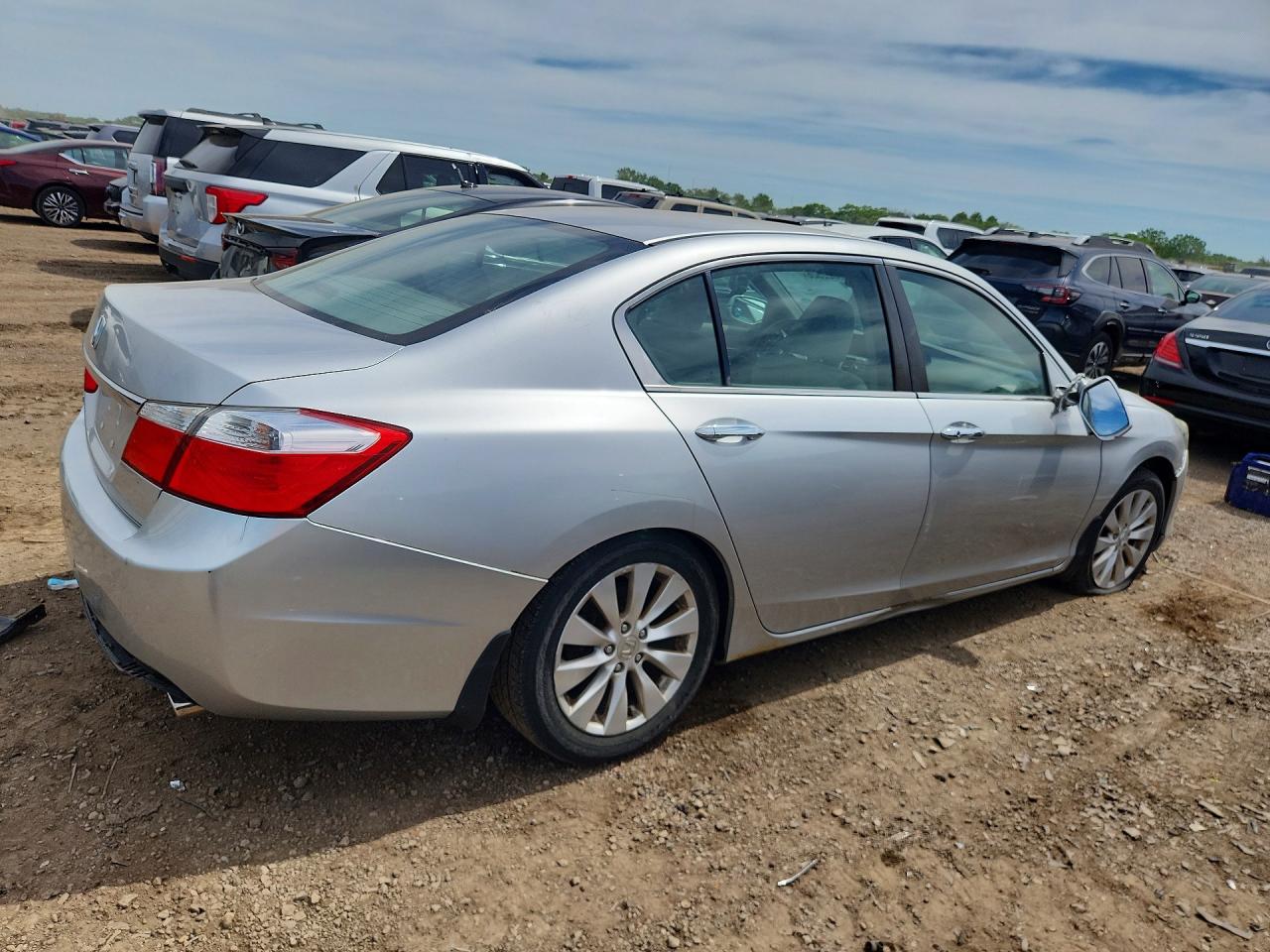 2013 Honda Accord Ex Серебряный vin: 1HGCR2F72DA158781