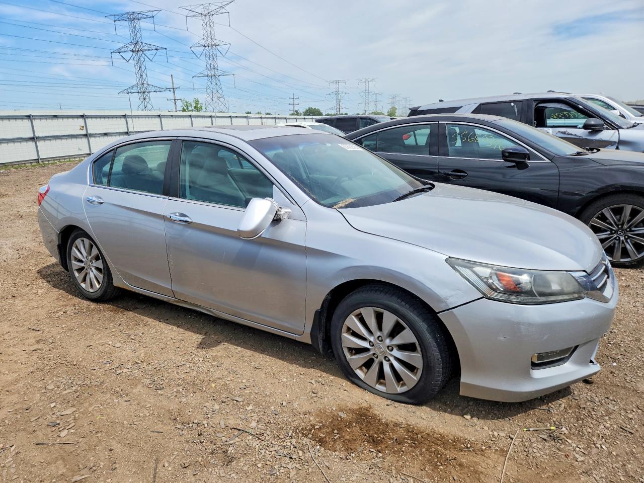 2013 Honda Accord Ex Серебряный vin: 1HGCR2F72DA158781