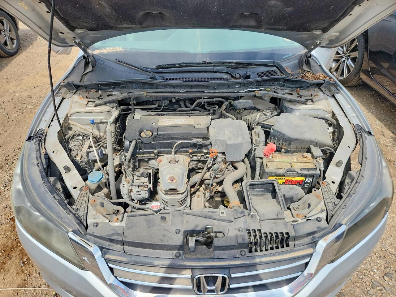 2013 Honda Accord Ex Серебряный vin: 1HGCR2F72DA158781
