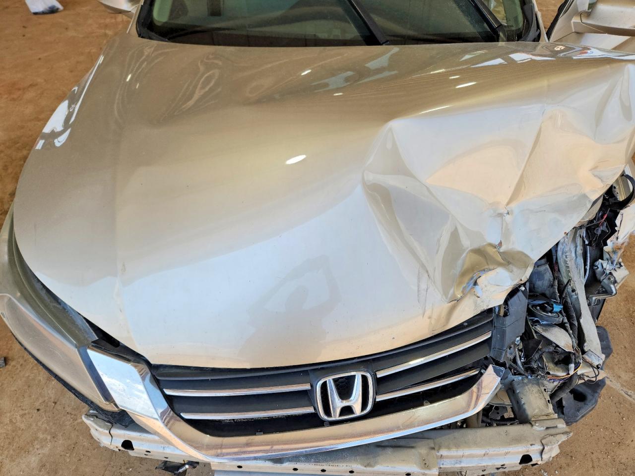 2013 Honda Accord Ex Brown vin: 1HGCR2F72DA179694