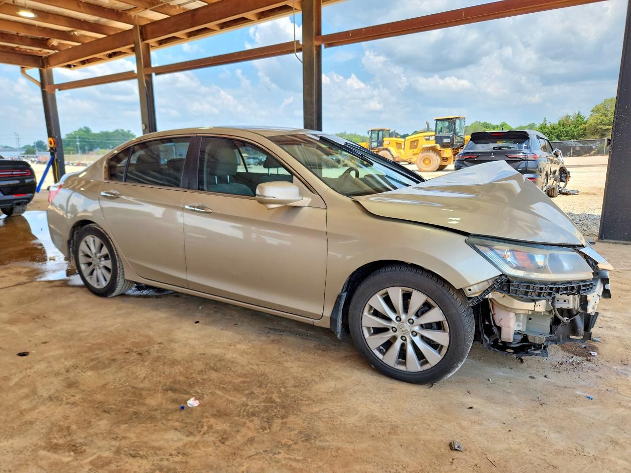 2013 Honda Accord Ex Brown vin: 1HGCR2F72DA179694