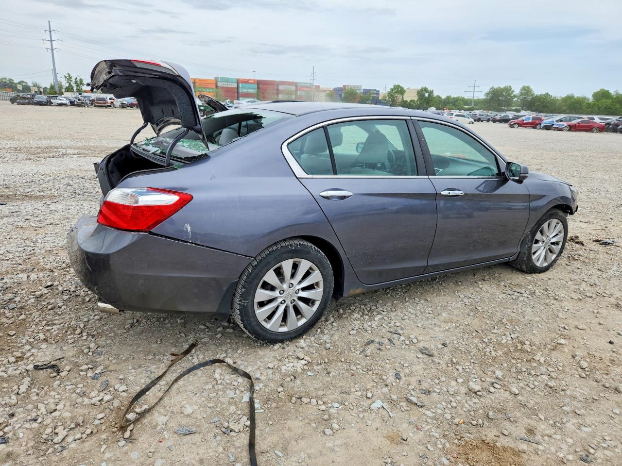 2013 Honda Accord Ex Gray vin: 1HGCR2F72DA194468