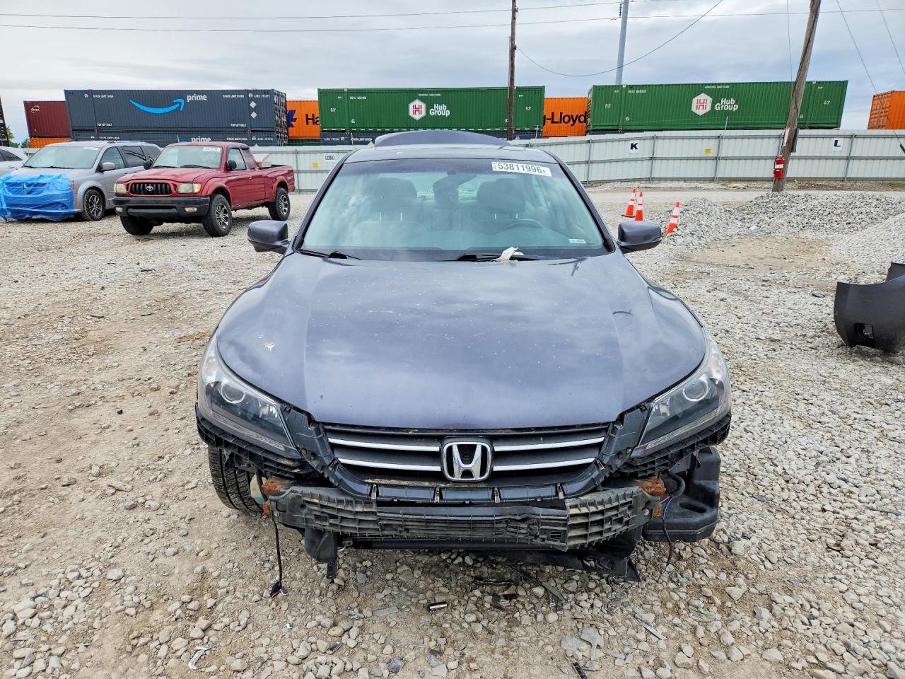 2013 Honda Accord Ex Gray vin: 1HGCR2F72DA194468