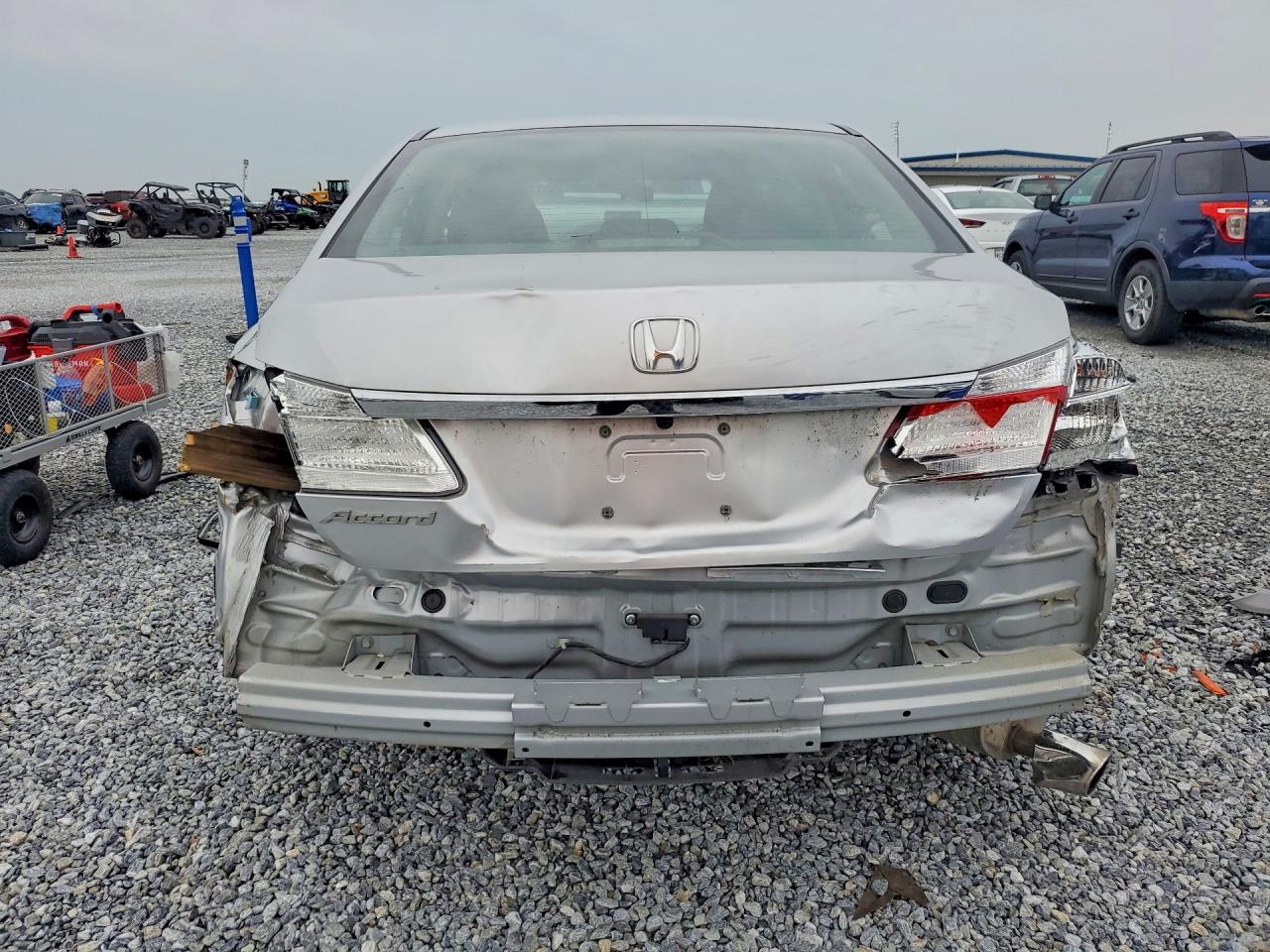 2013 Honda Accord Ex Silver vin: 1HGCR2F72DA228716