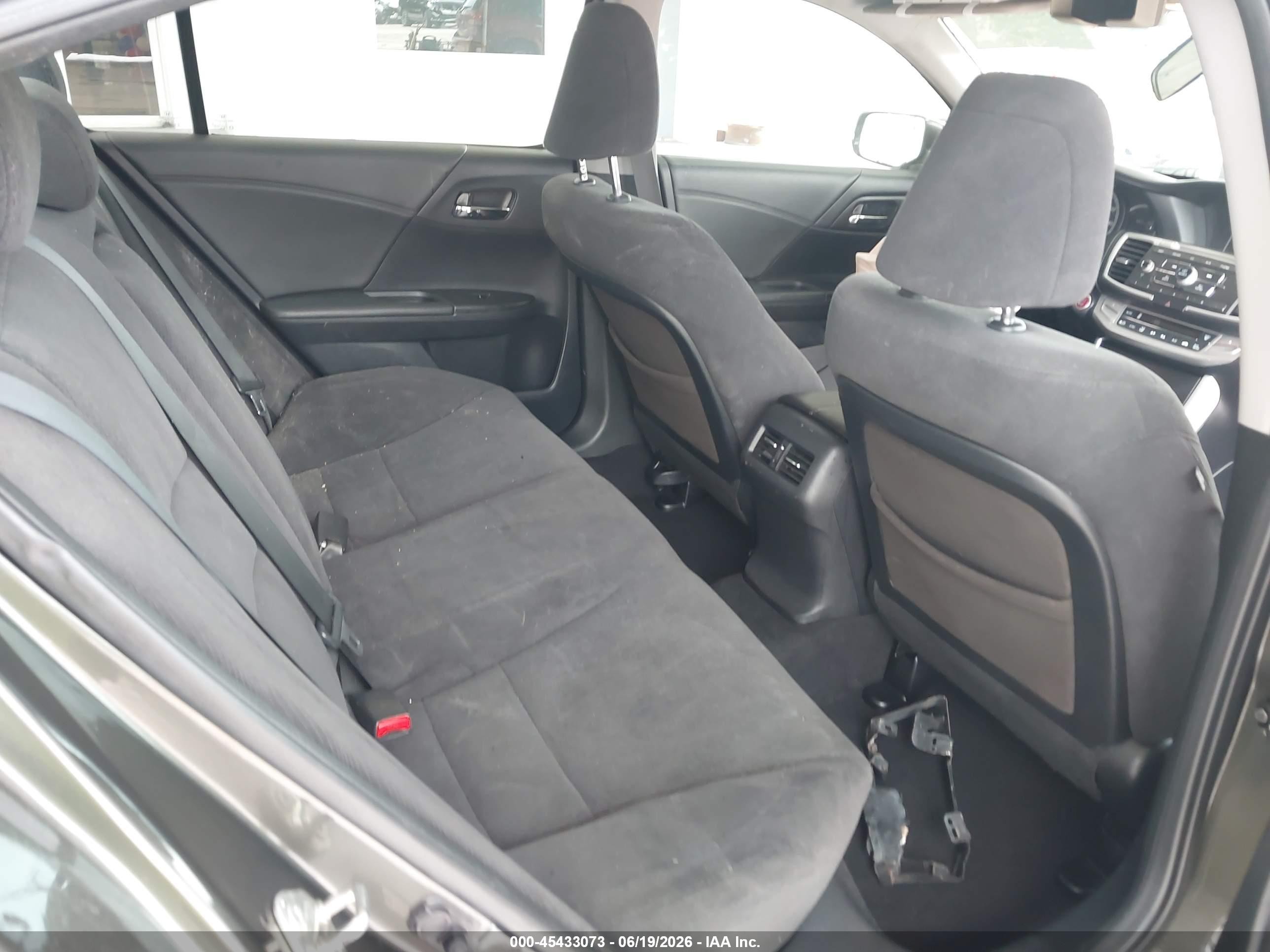 2014 Honda Accord Ex Gray vin: 1HGCR2F72EA003455
