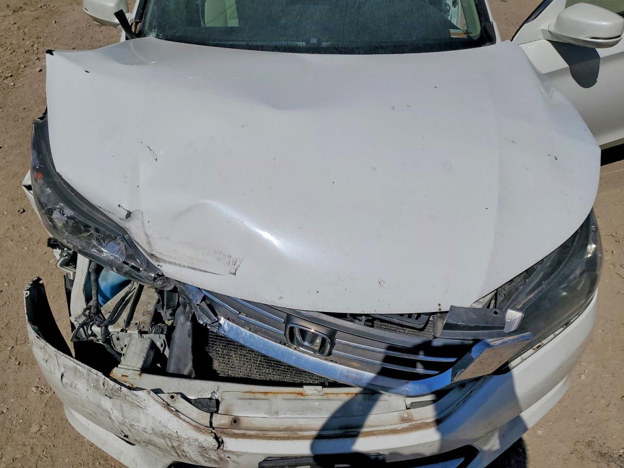 2014 Honda Accord Ex White vin: 1HGCR2F72EA023091