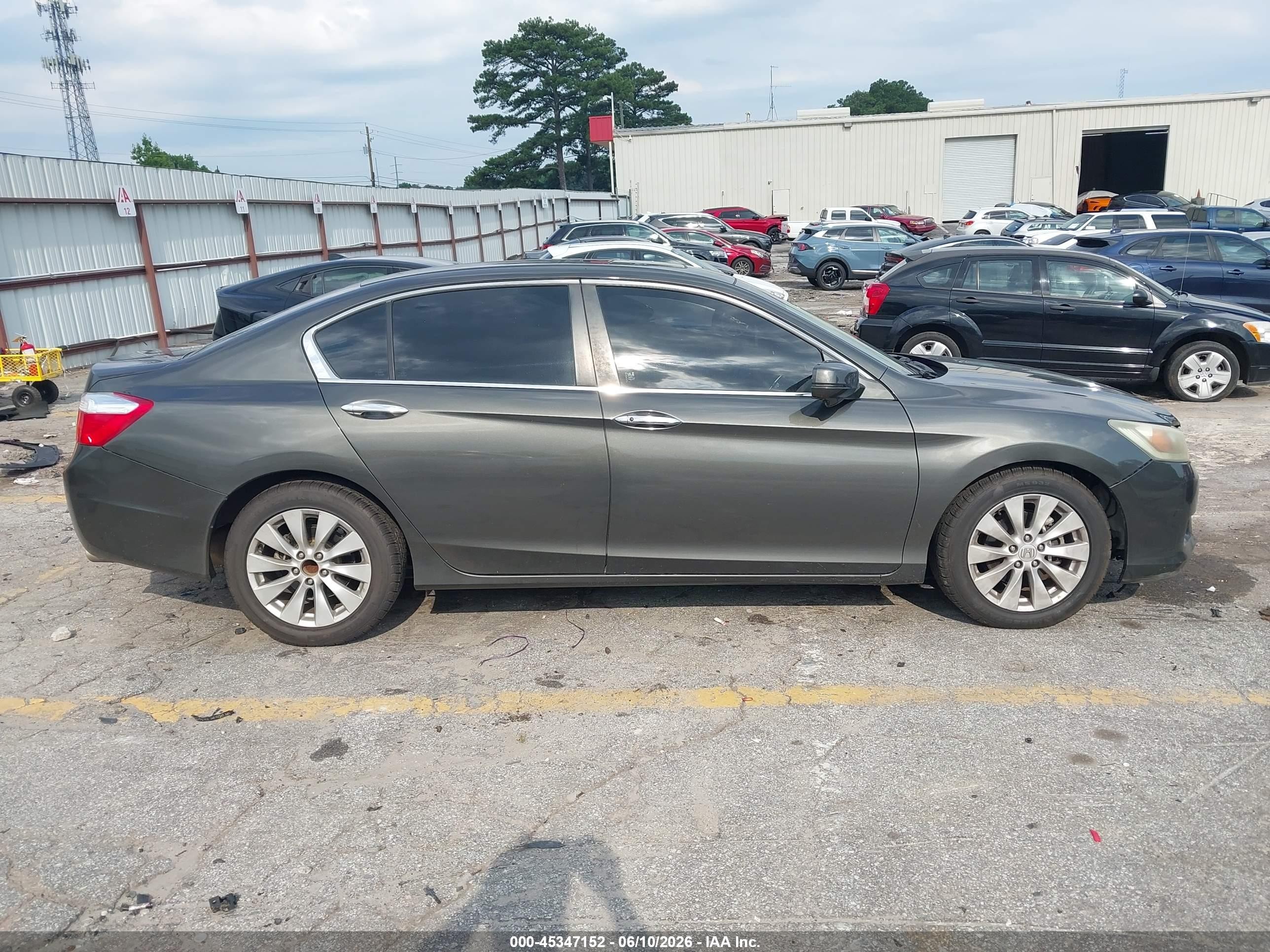 2014 Honda Accord Ex Champagne vin: 1HGCR2F72EA092055