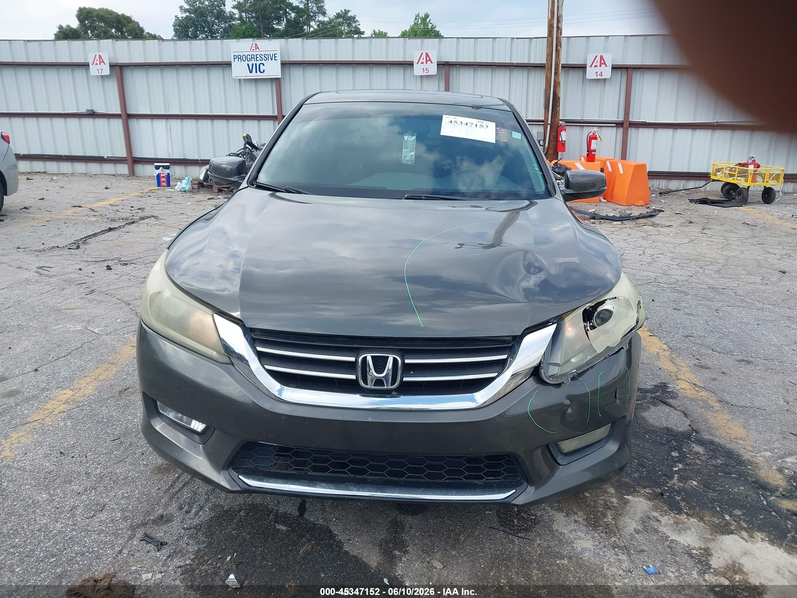2014 Honda Accord Ex Champagne vin: 1HGCR2F72EA092055