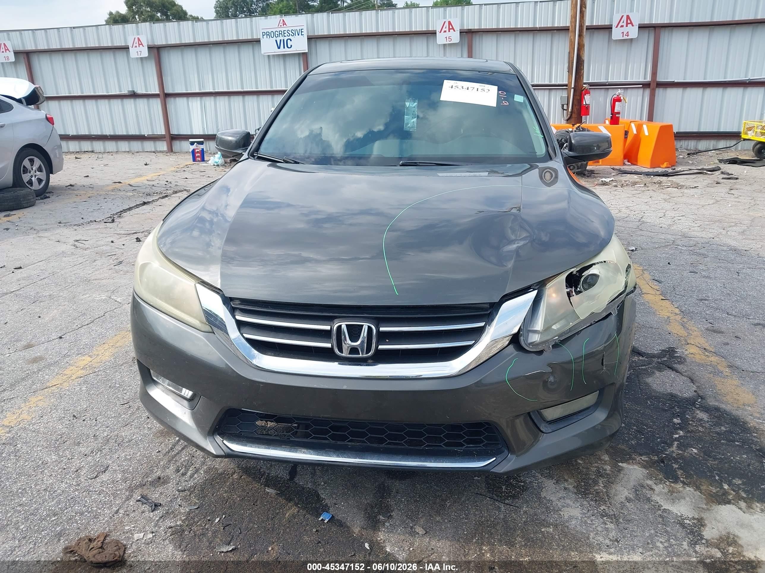 2014 Honda Accord Ex Champagne vin: 1HGCR2F72EA092055
