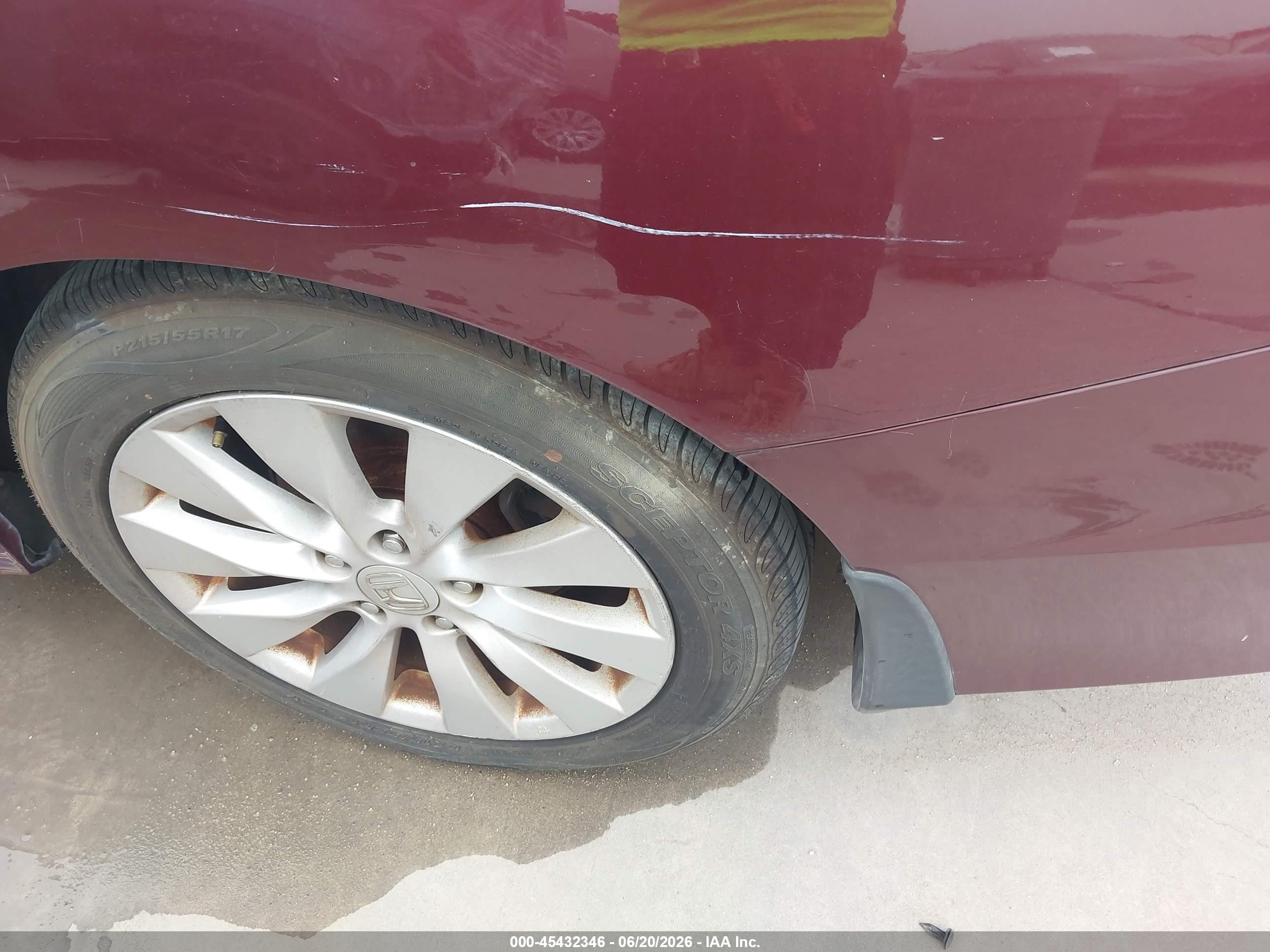 2014 Honda Accord Ex Maroon vin: 1HGCR2F72EA142064