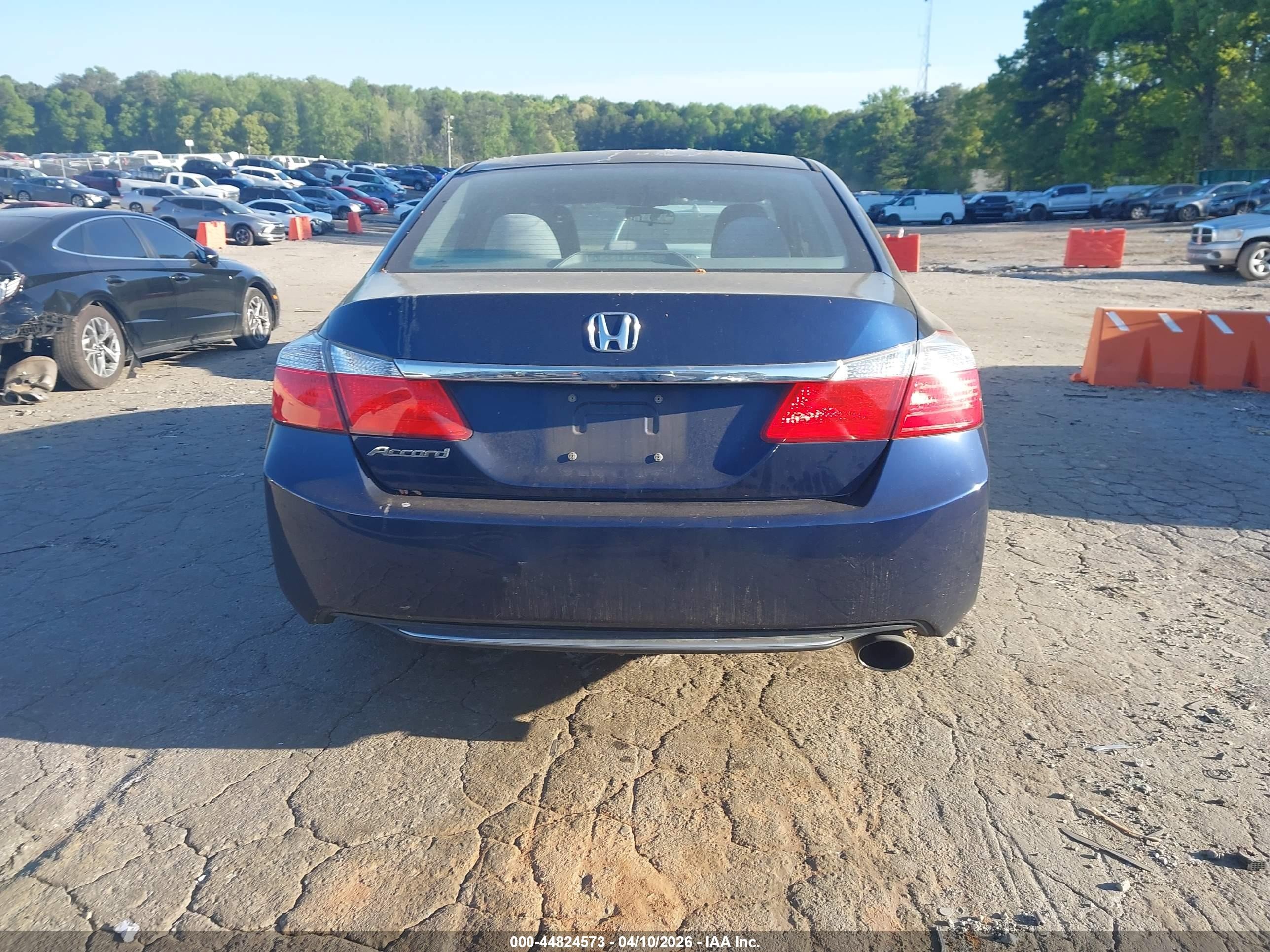 2014 Honda Accord Ex Blue vin: 1HGCR2F72EA178191