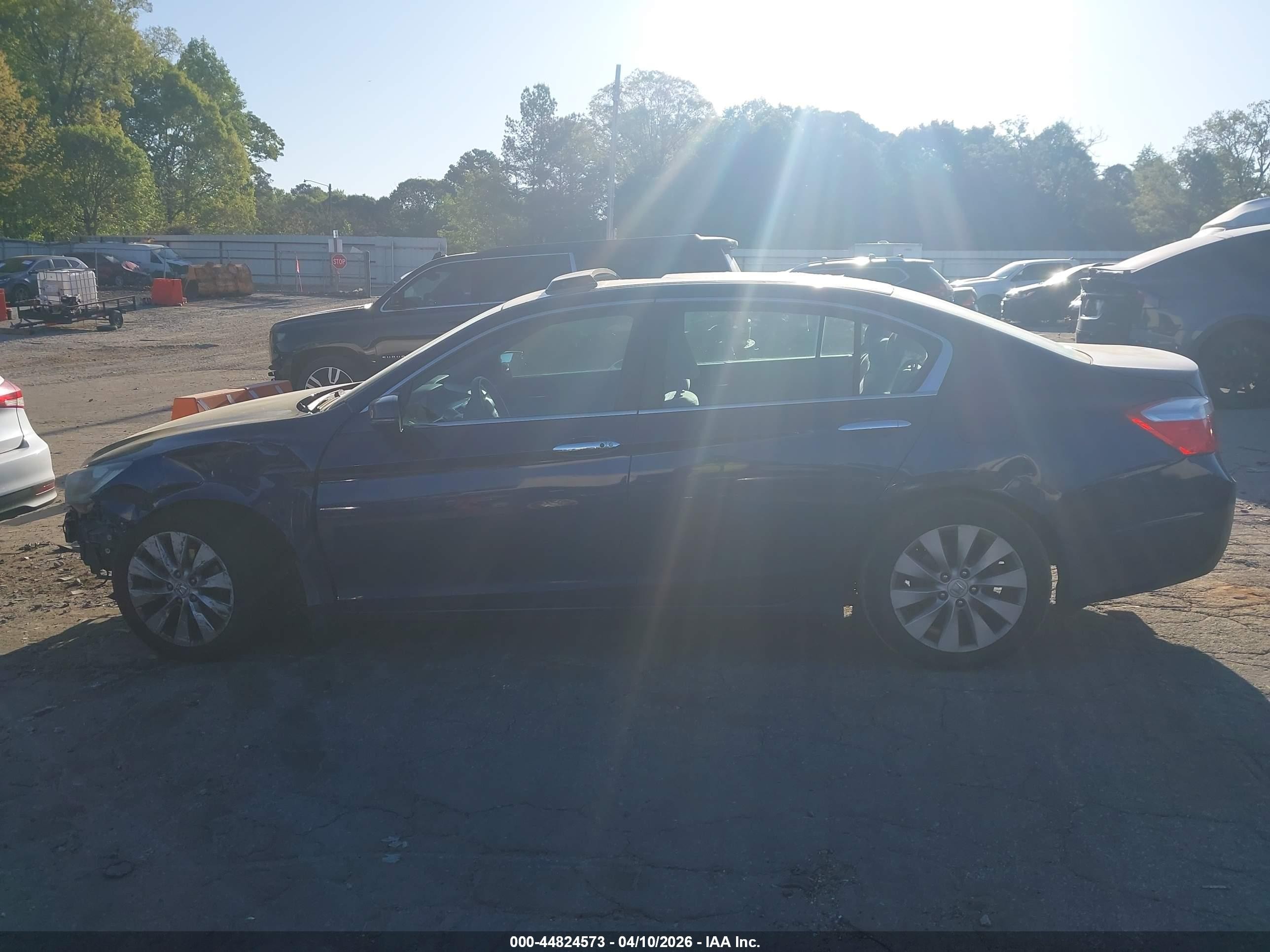 2014 Honda Accord Ex Blue vin: 1HGCR2F72EA178191