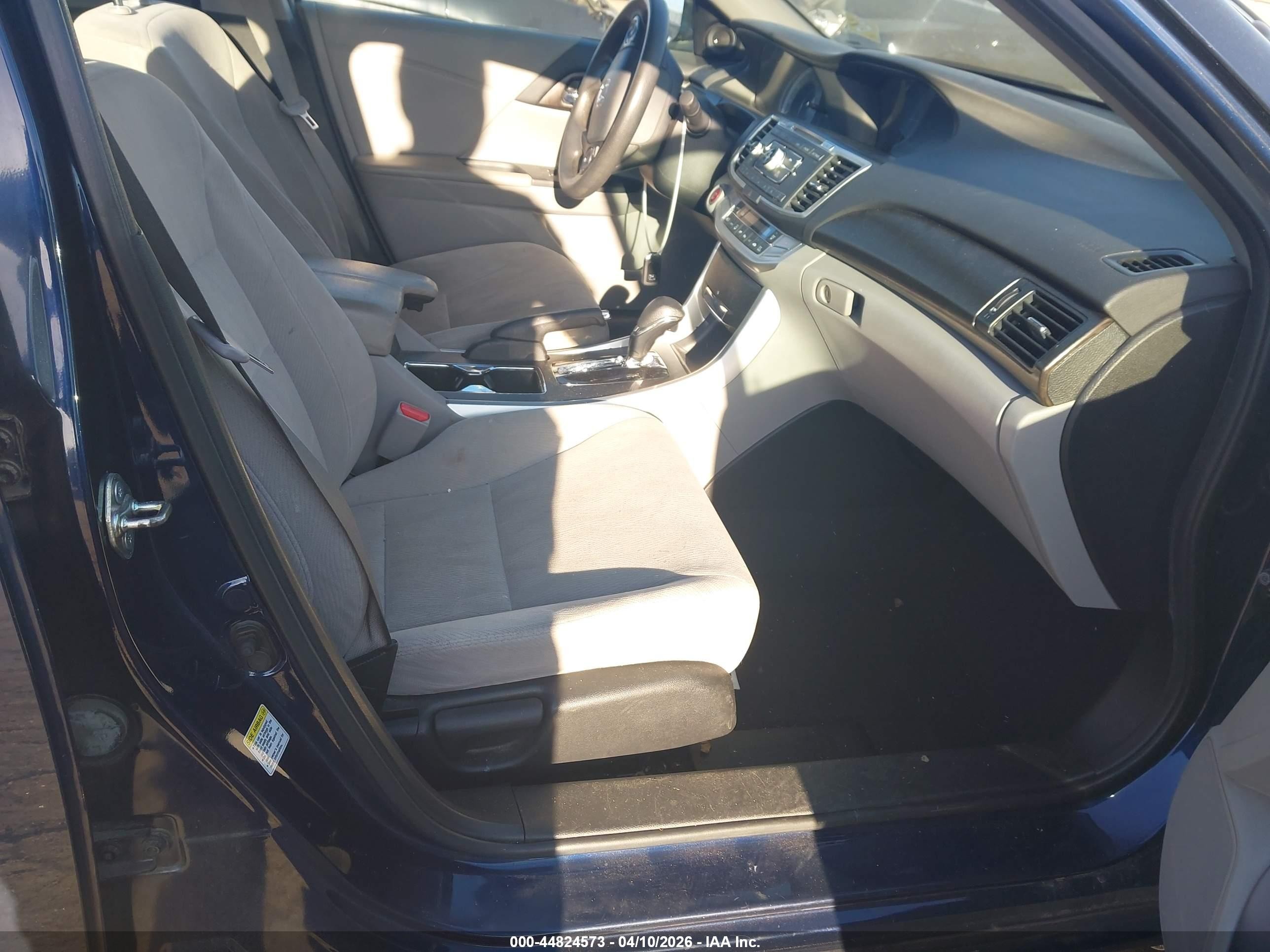 2014 Honda Accord Ex Blue vin: 1HGCR2F72EA178191