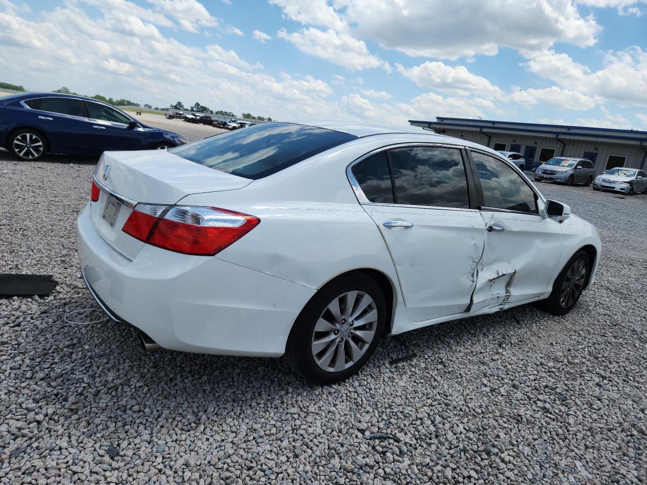 2014 Honda Accord Ex Белый vin: 1HGCR2F72EA178630
