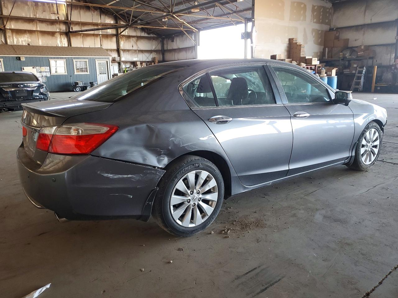 2014 Honda Accord Ex Gray vin: 1HGCR2F72EA216812