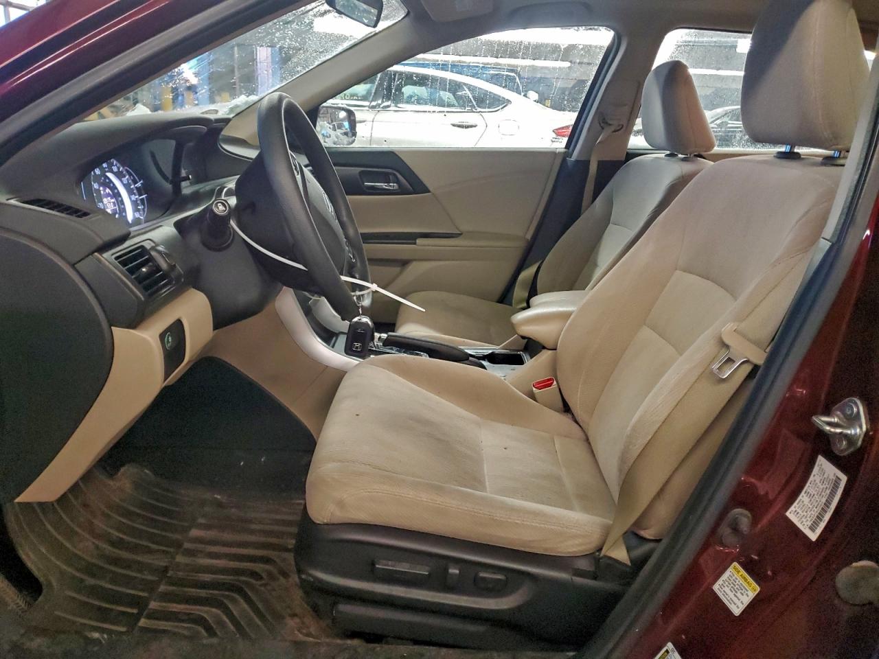 2014 Honda Accord Ex Burgundy vin: 1HGCR2F72EA229933