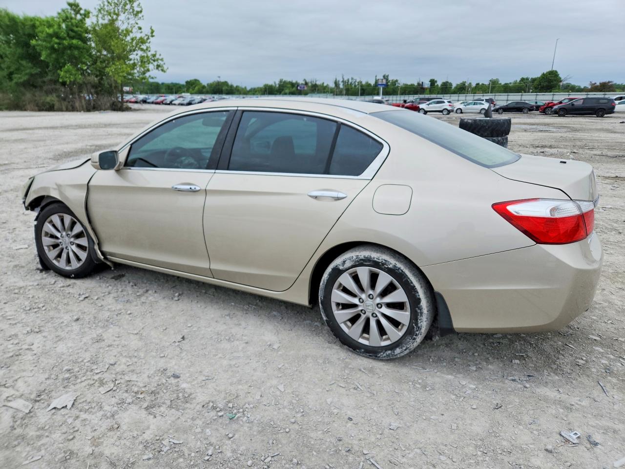 2015 Honda Accord Ex Бежевый vin: 1HGCR2F72FA049045
