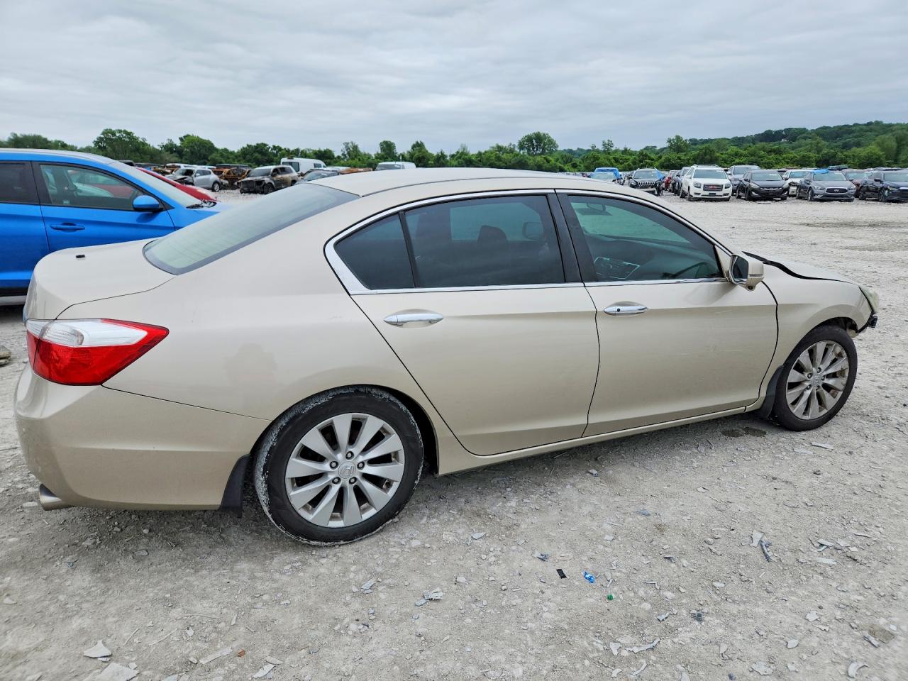 2015 Honda Accord Ex Бежевый vin: 1HGCR2F72FA049045